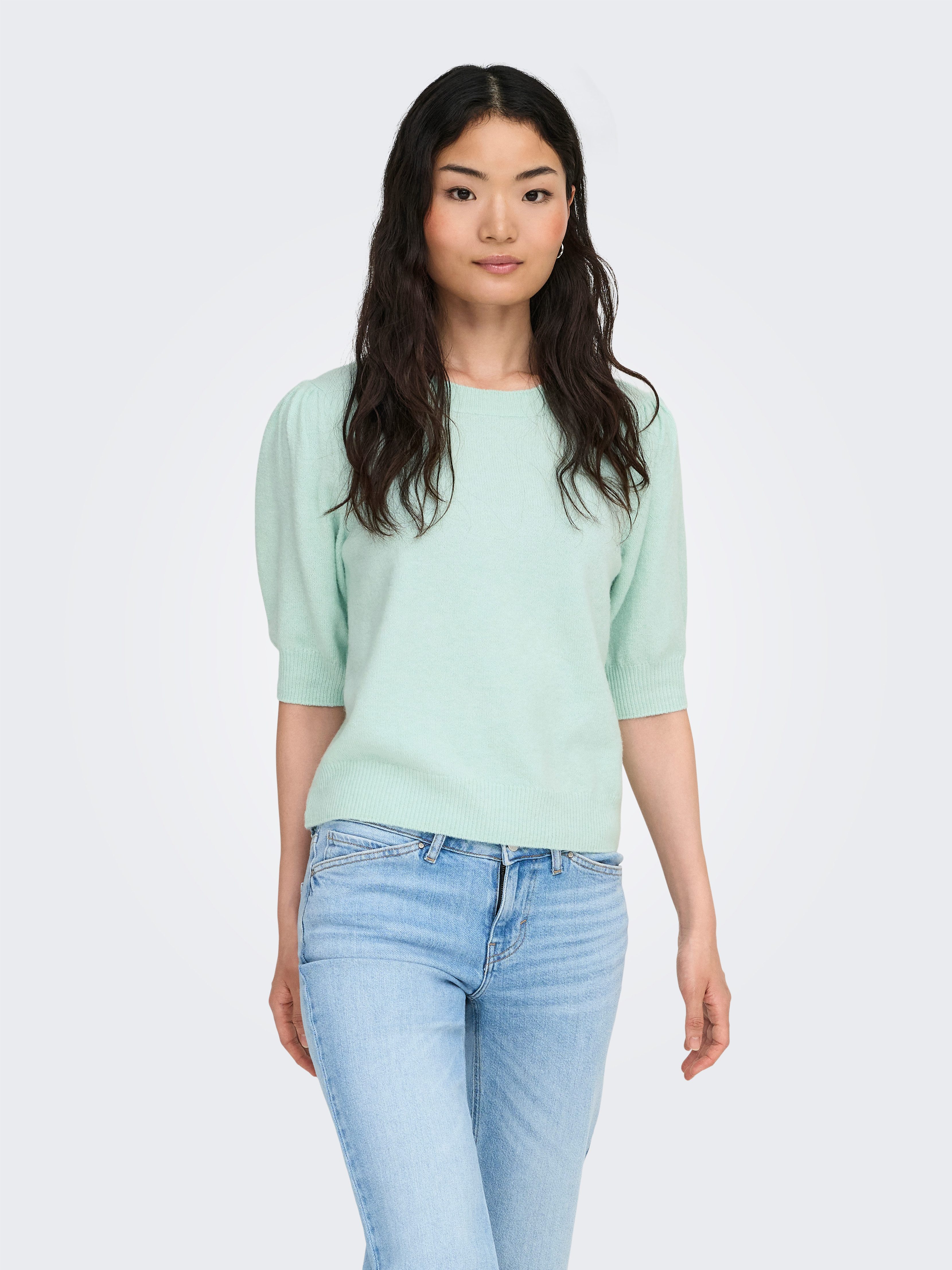 ONLY Strickpullover ONLRICA LIFE 2/4 PULLOVER KNT NOOS Materialmix günstig online kaufen