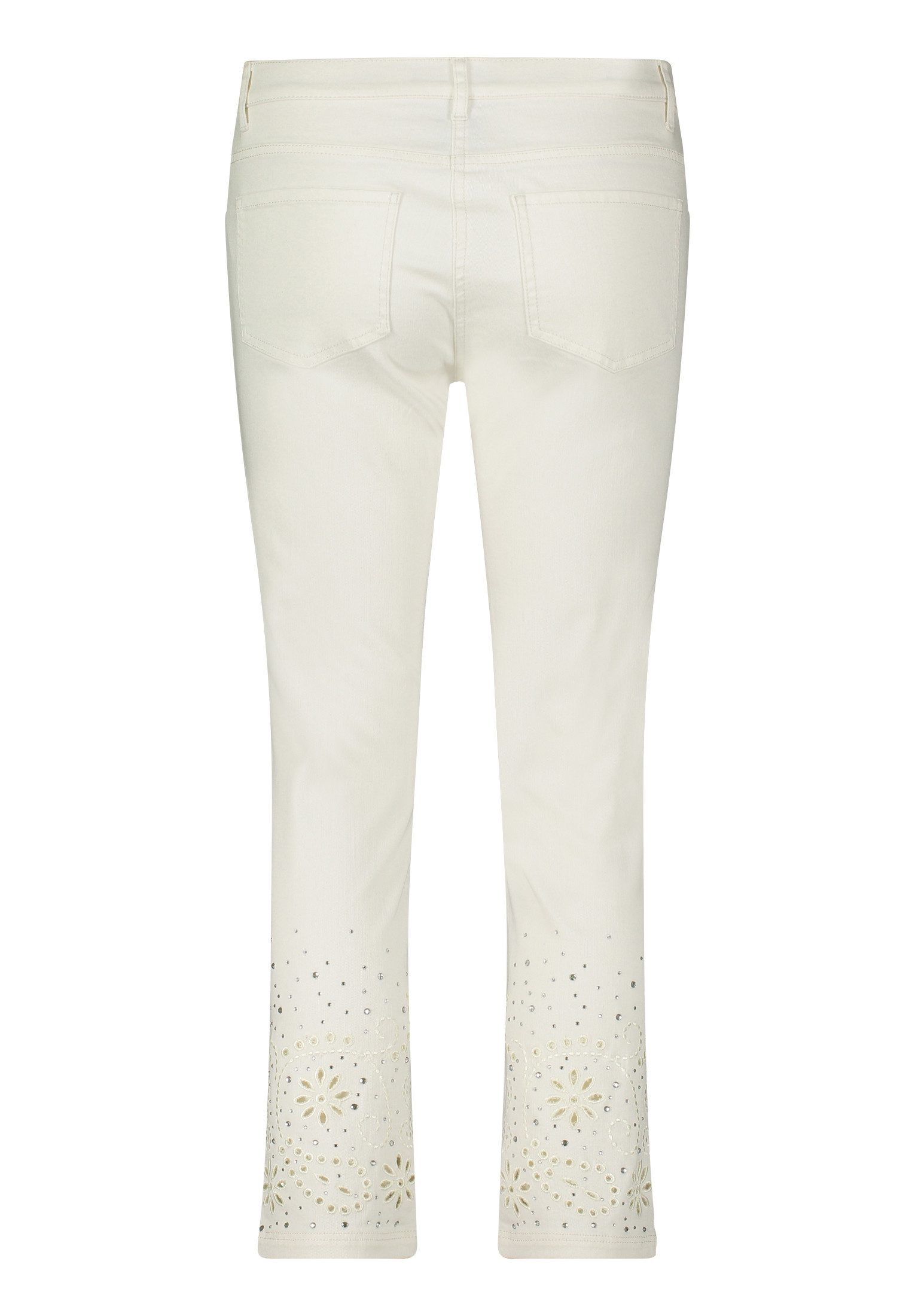 Betty Barclay Stoffhose Damen mit Stickerei Lochstickerei