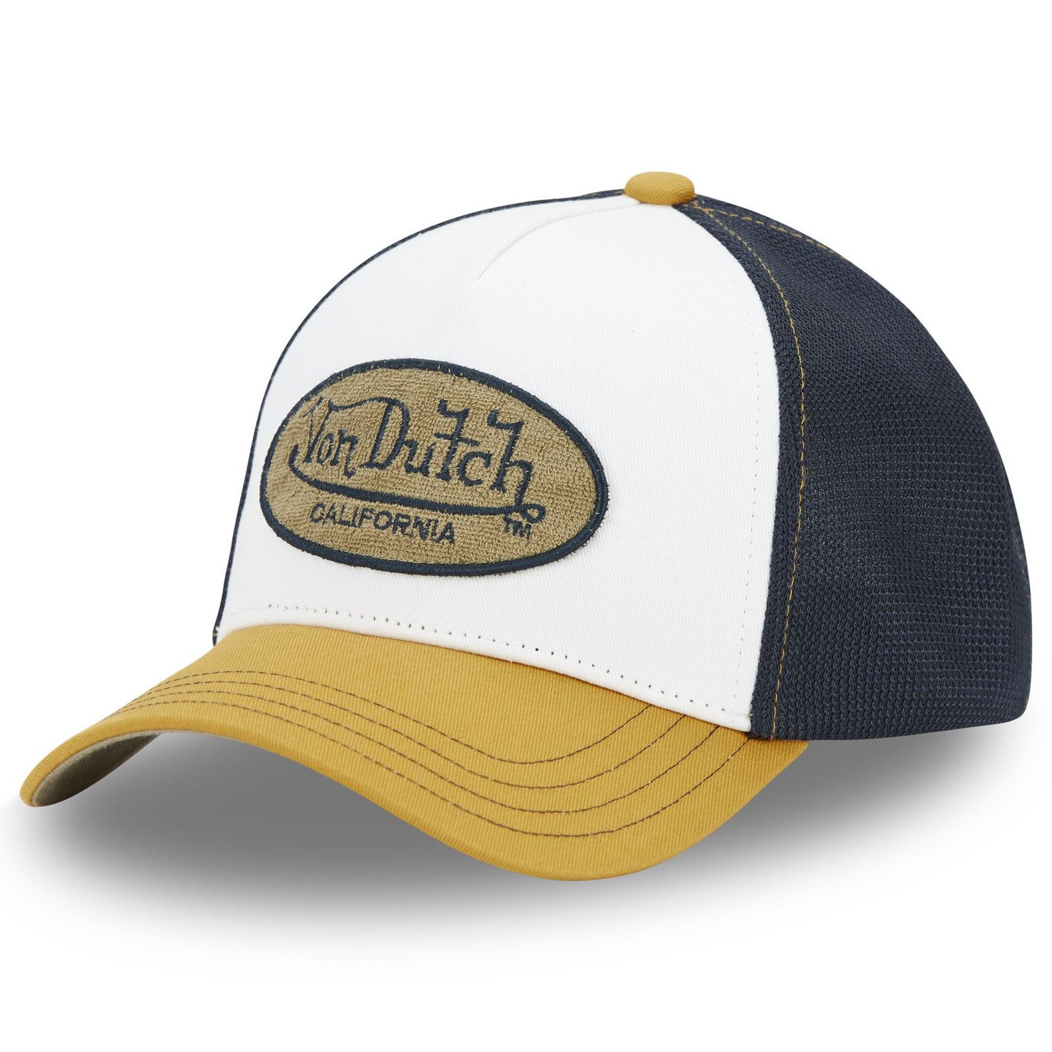 Von Dutch Trucker Cap Von Dutch Originals Trucker Cap - CALIFORNIA TERRY PATCH Mesh (Basecap, Basecap, Meshcap, Trucker Kappe)