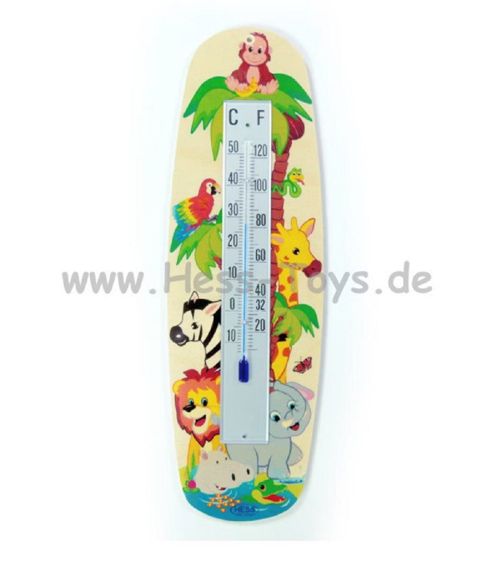 HESS SPIELZEUG Raumthermometer Thermometer Dschungel Innenthermometer 15804, 1-tlg.