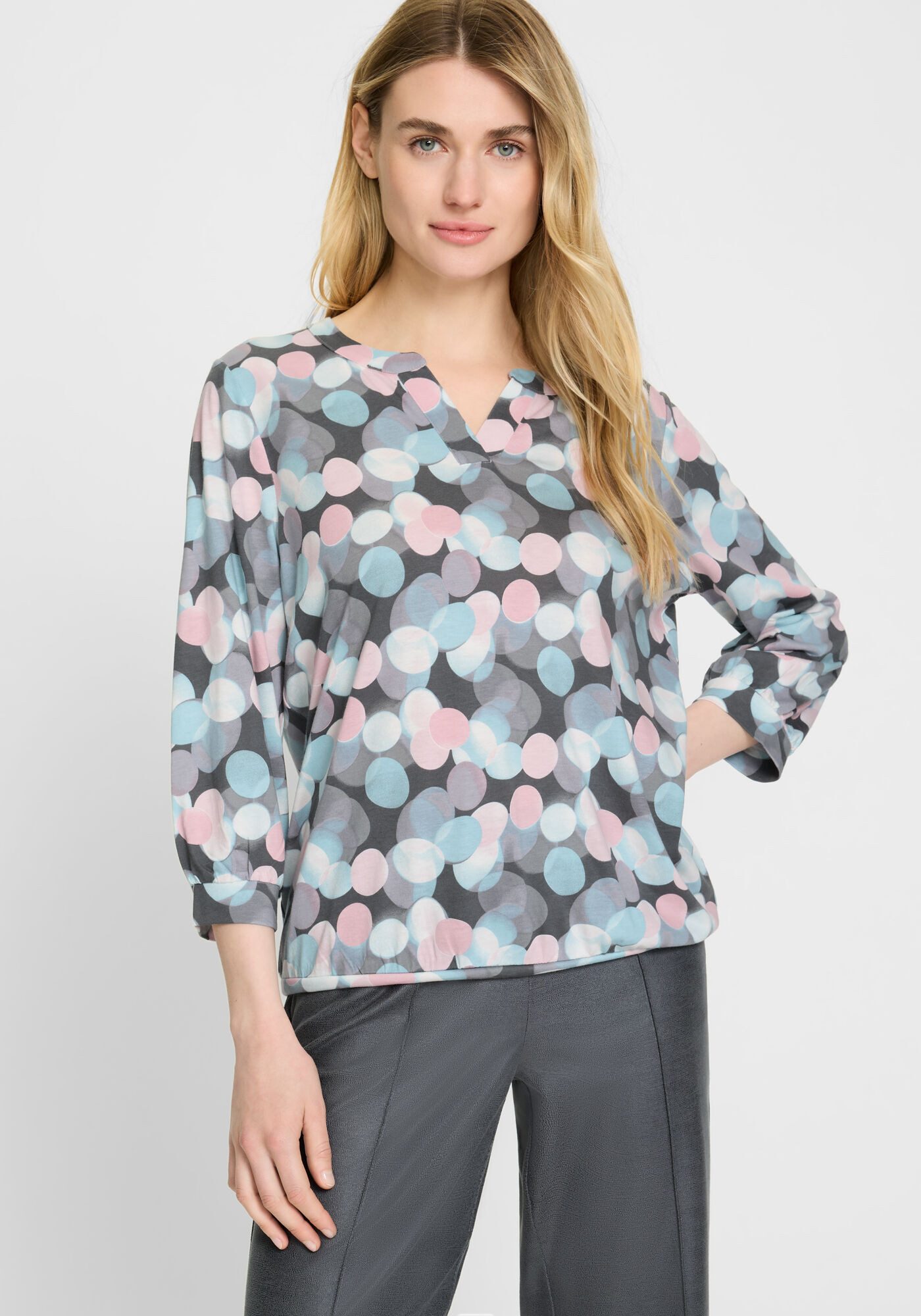 Olsen Print-Shirt (1-tlg) Mit Tunikaausschnitt günstig online kaufen