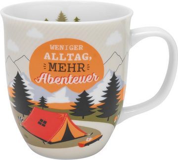 Sheepworld Tasse Tasse Kaffeetasse Kaffeebecher Teetasse Sheepworld 40cl Fernweh Berge, Material: Porzellan