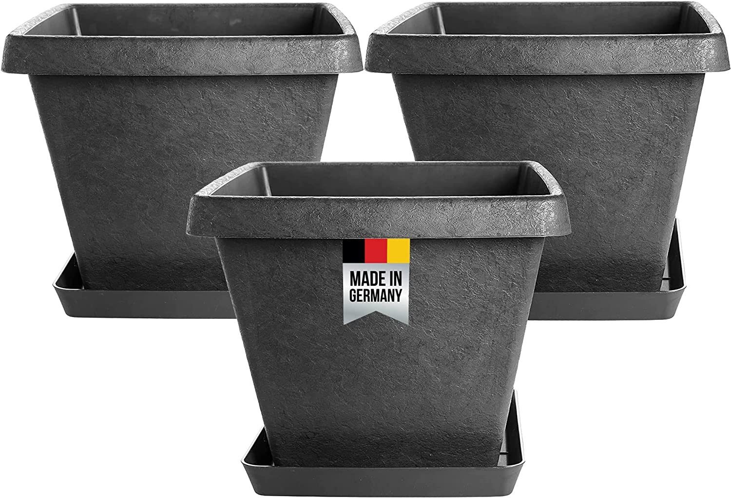 Centi Pflanzkübel Blumenkübel mit Untersetzer Gross, günstig online kaufen