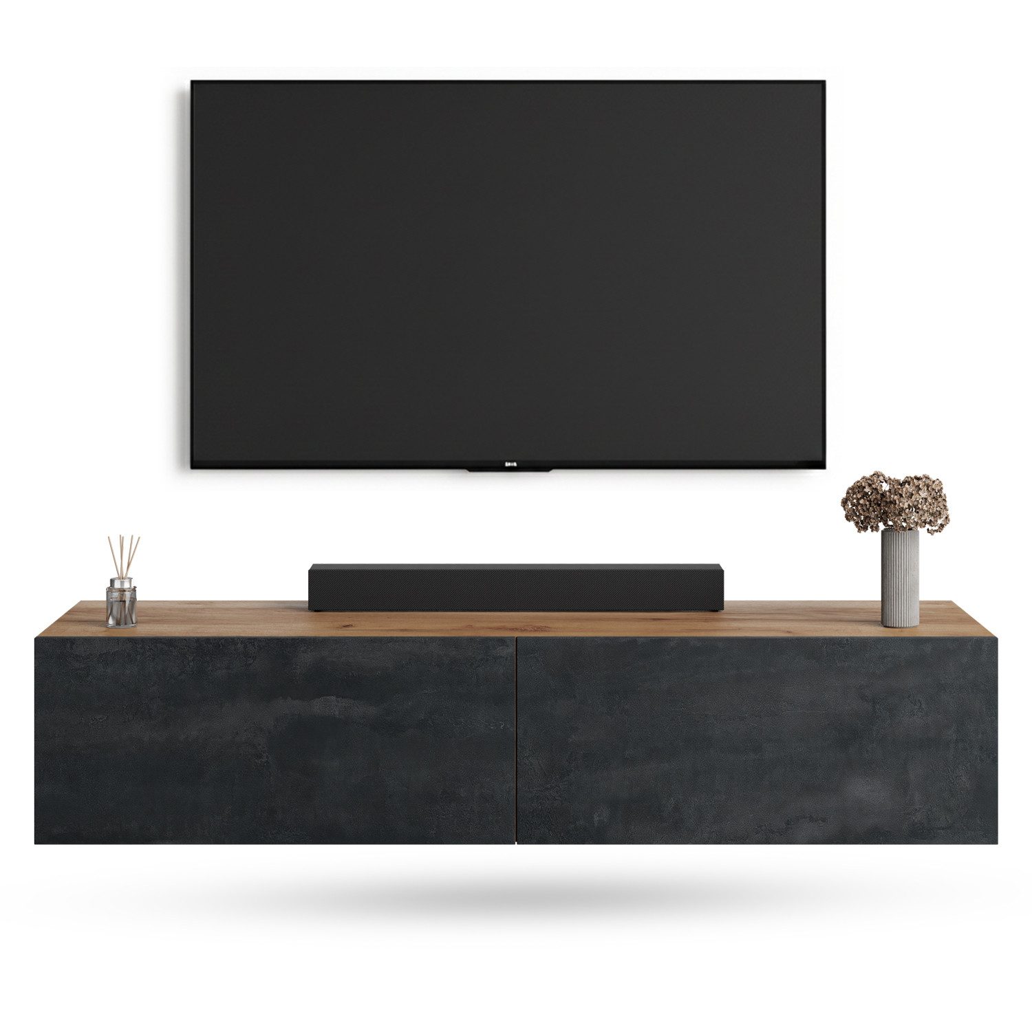 Planetmöbel TV-Board WEST (TV Lowboard, 1 St., Fernsehschrank hängend oder günstig online kaufen