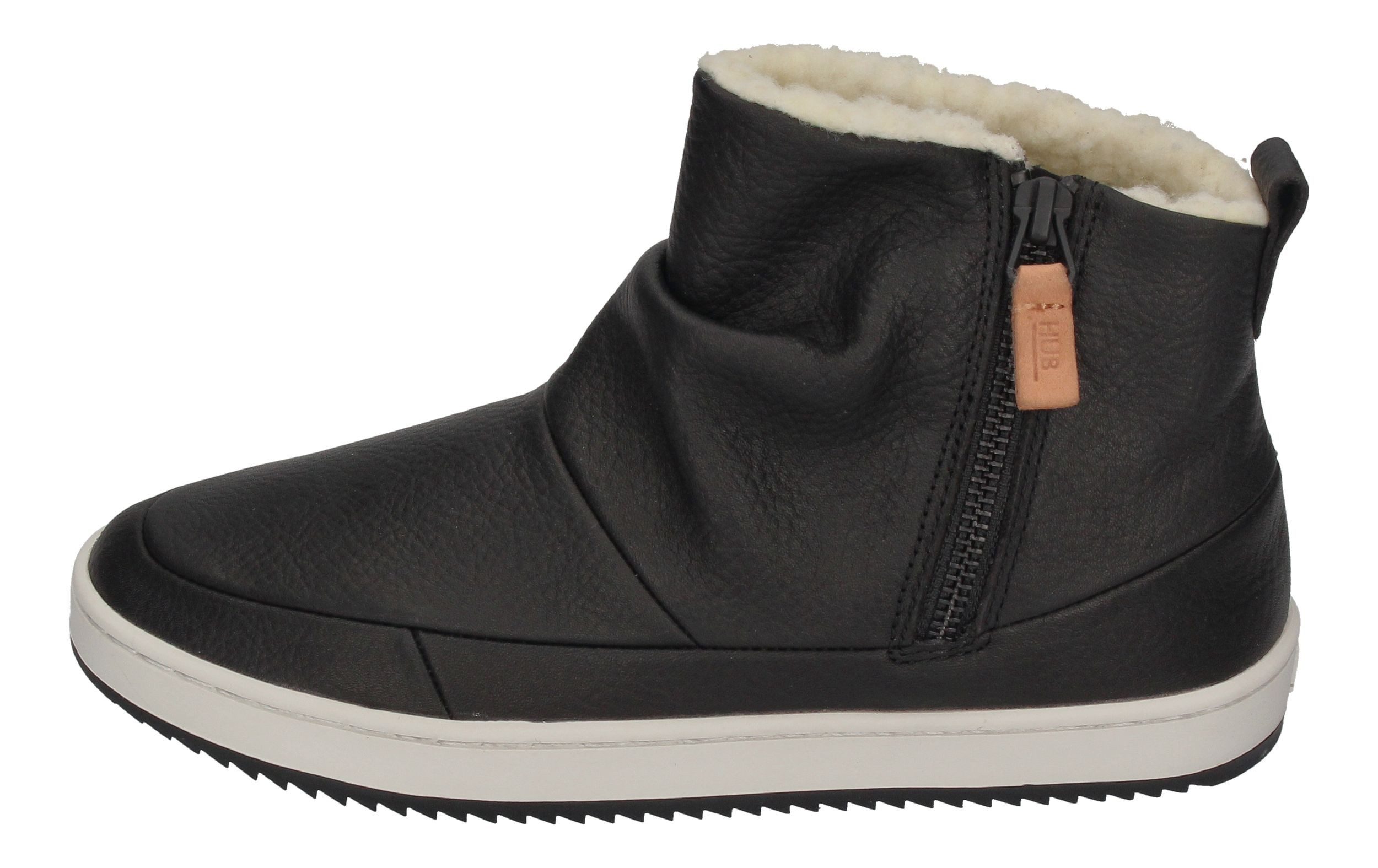 HUB RIDGE L30 Stiefelette Black Off White Black
