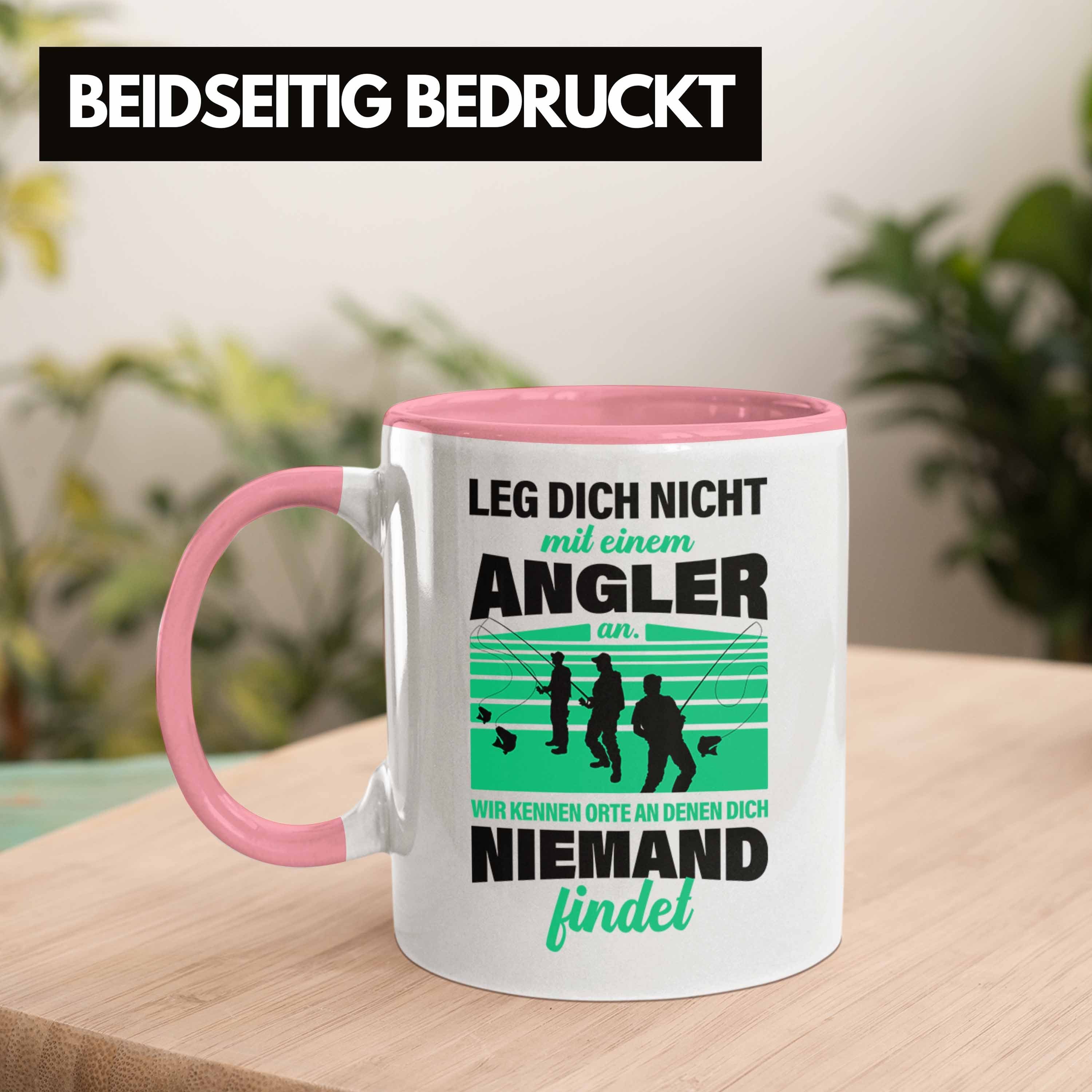 Tasse Fischer Angeln Rosa Trendation Männer für für Geschenkidee - Geschenk Lustig Becher Spruch Trendation Tasse Angler