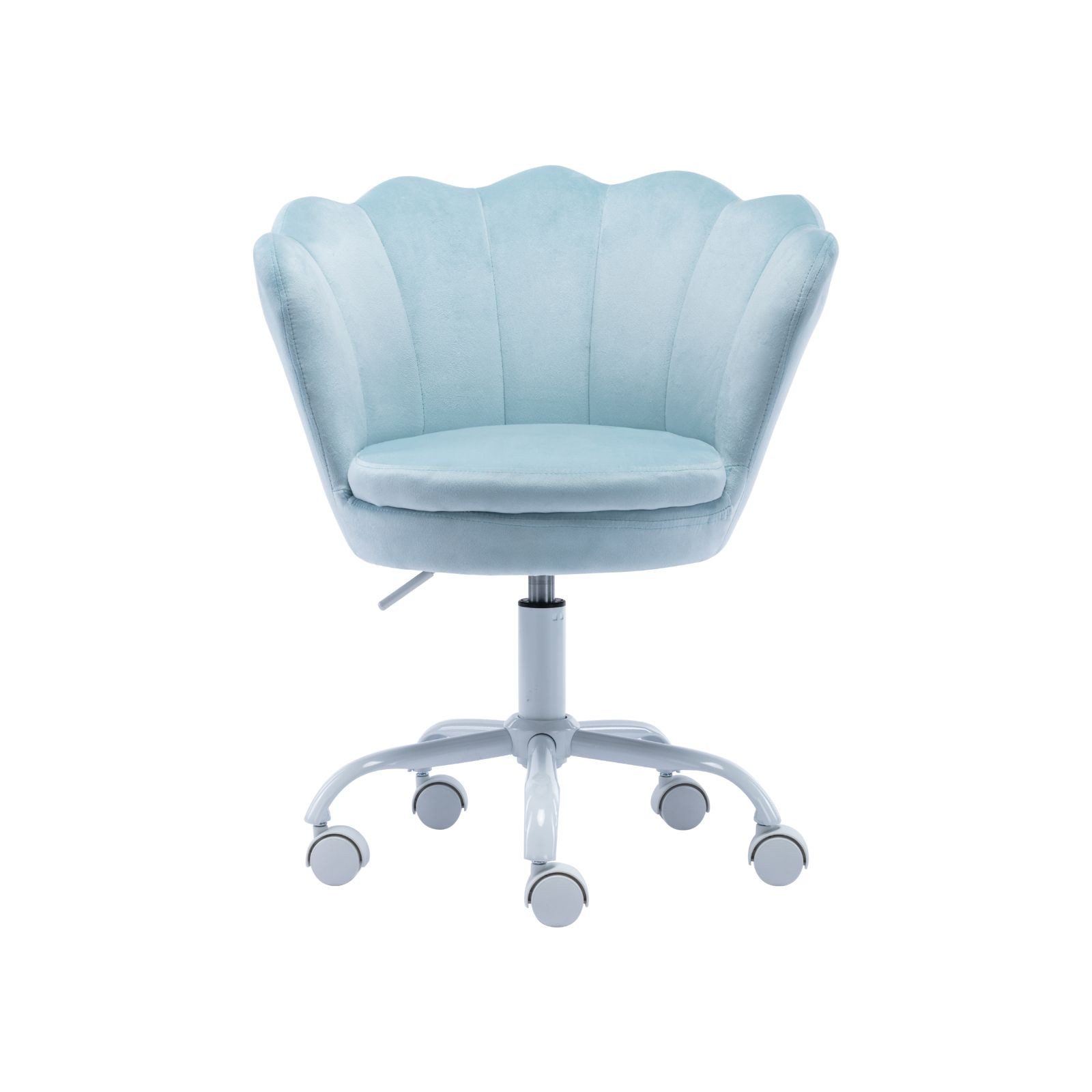 CHAIRUS Drehstuhl Höhenverstellbarer Samt-Drehstuhl mit Blütenblatt-Design für Kinder (1 St), Bürostuhl, Schreibtischstuhl, Polsterstuhl