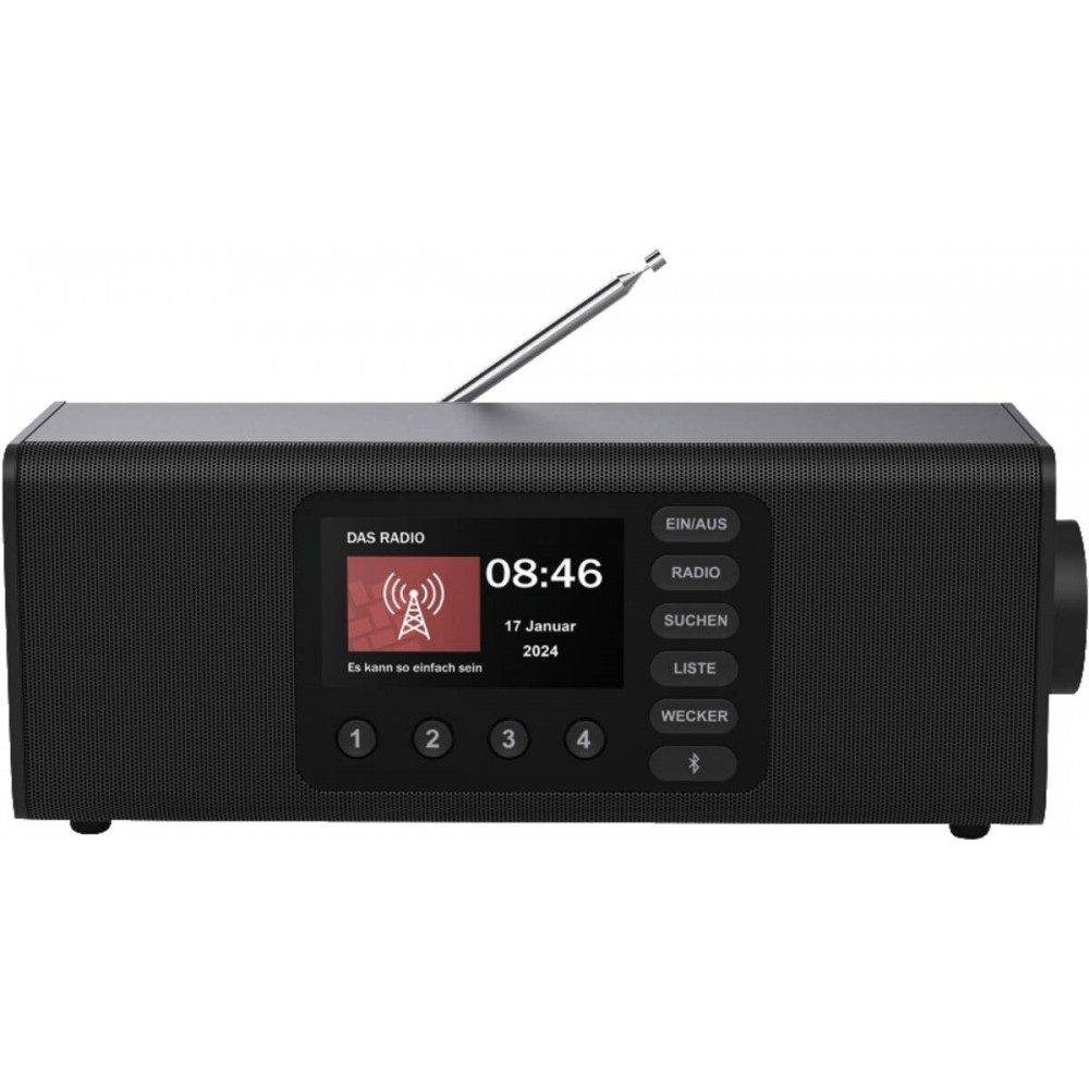 Hama 54262 Digitalradio DR2002 FM/DAB/DAB+ Schwarz Digitalradio in Schwarz Digitalradio (DAB) (FM, DAB, DAB+, Bluetooth für Audio-Streaming)