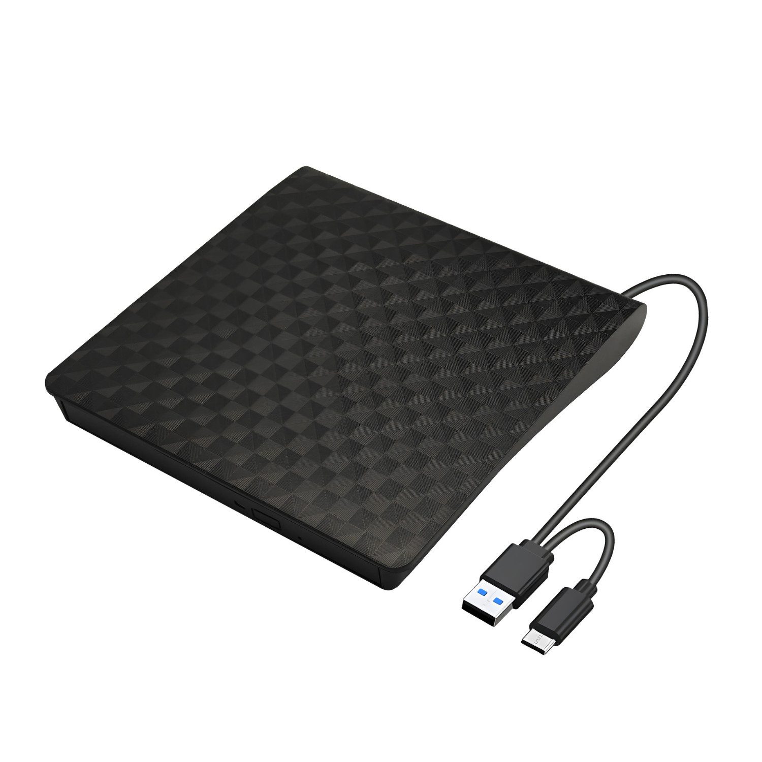 XLYNE Externer Blu-ray Brenner USB 2.0, Blu-ray, DVDR, CDR, extern, Slim Blu-ray-Laufwerk (USB A, BD 6x/DVD 8x/CD 24x, Einfache Installation: Plug & Play)