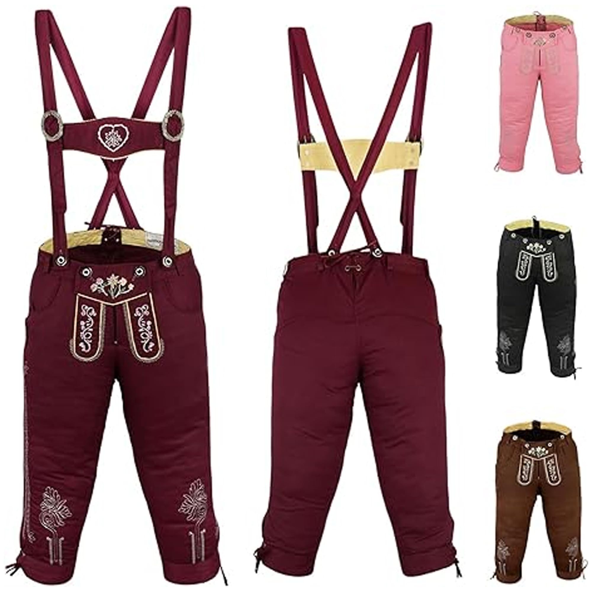 German Wear Trachtenhose GW121 Damen Trachten Джинсы Hose mit Брюкиträgern