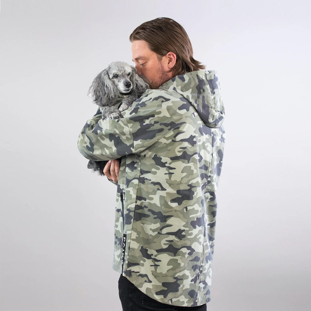 PAIKKA Outdoorjacke Regenmantel für Zweibeiner reflektierend Unisex "Human Visibility Rai