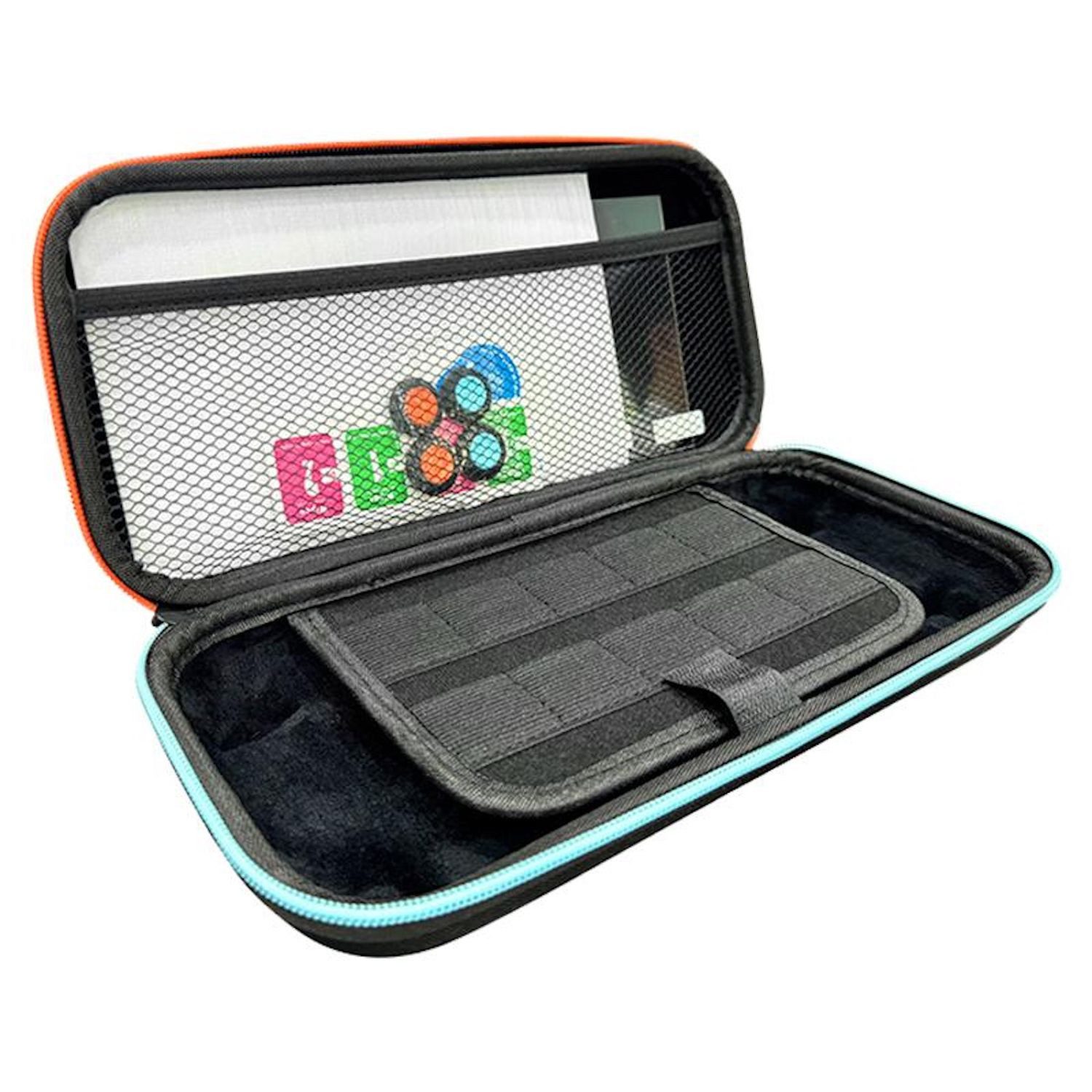 Wigento Handyhülle Für Nintendo Switch 2 Handle Protection Set Tasche Schwarz, Kombination aus Handgriffen und Tasche