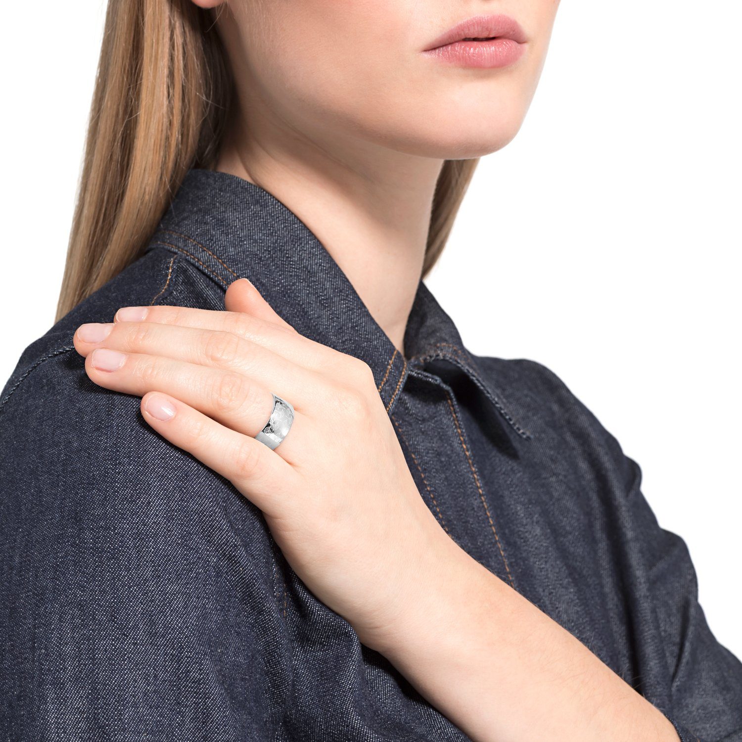 JOOP! Fingerring JOOP! Ring für Damen, Edelstahl (Ring, 1-tlg)