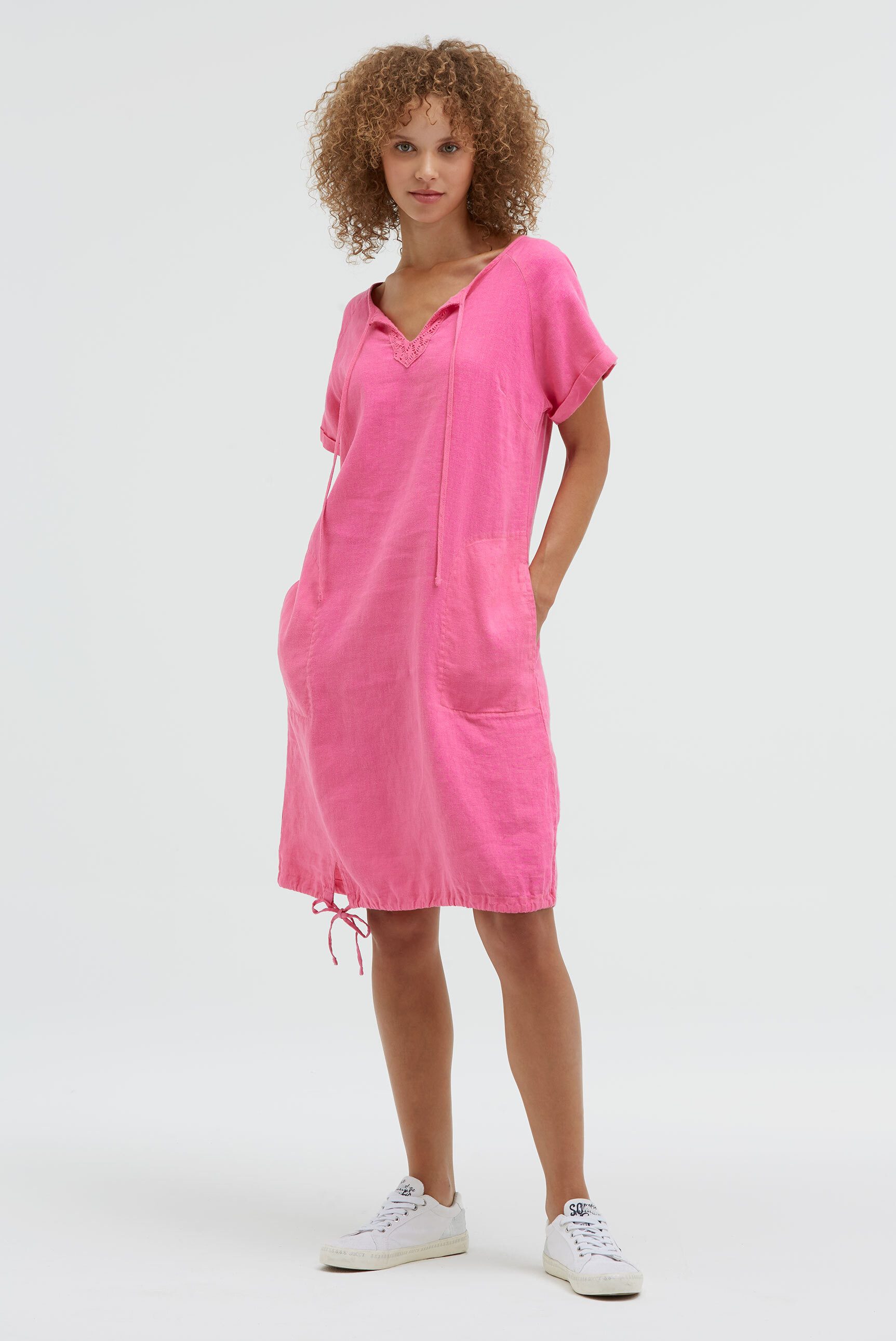 SOCCX Sommerkleid mit Taschen