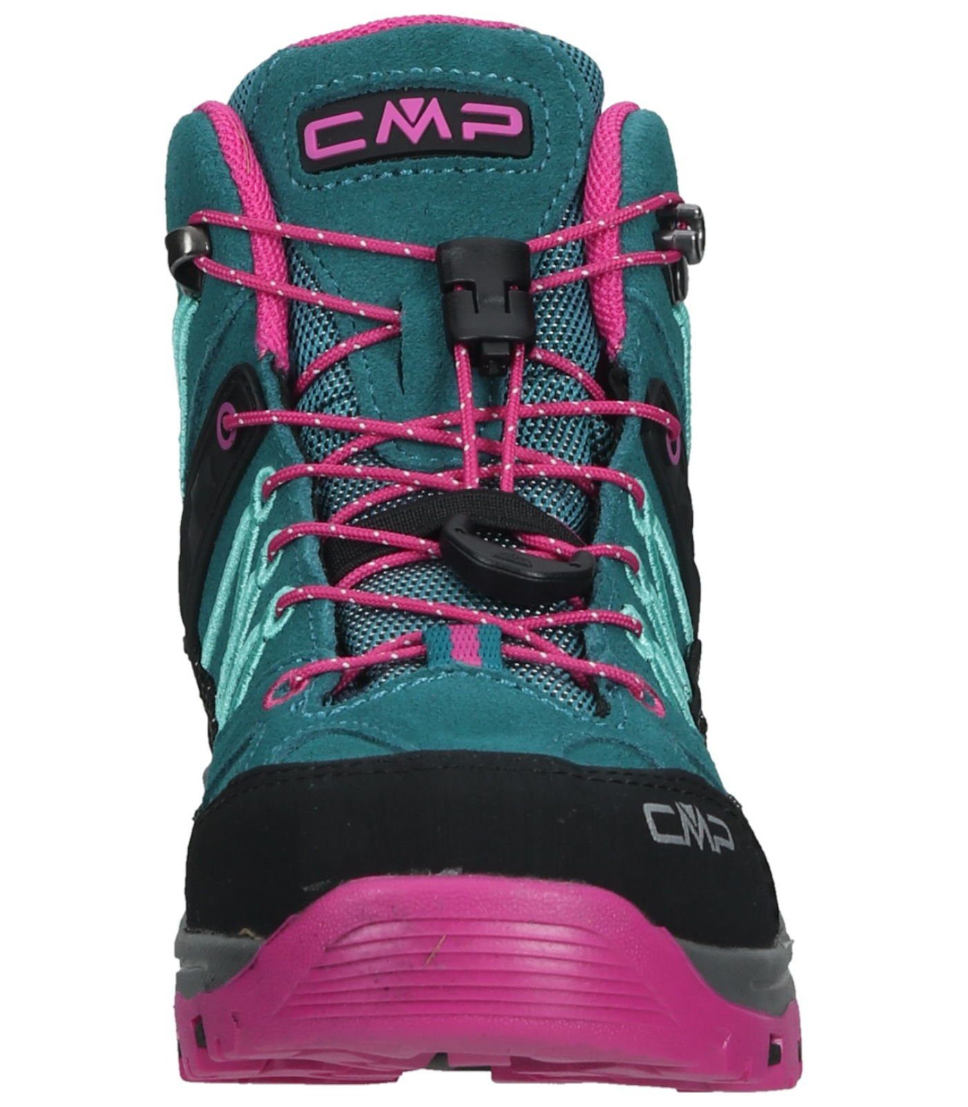 CMP Boots Leder/Textil Pink Winterstiefel Schwarz