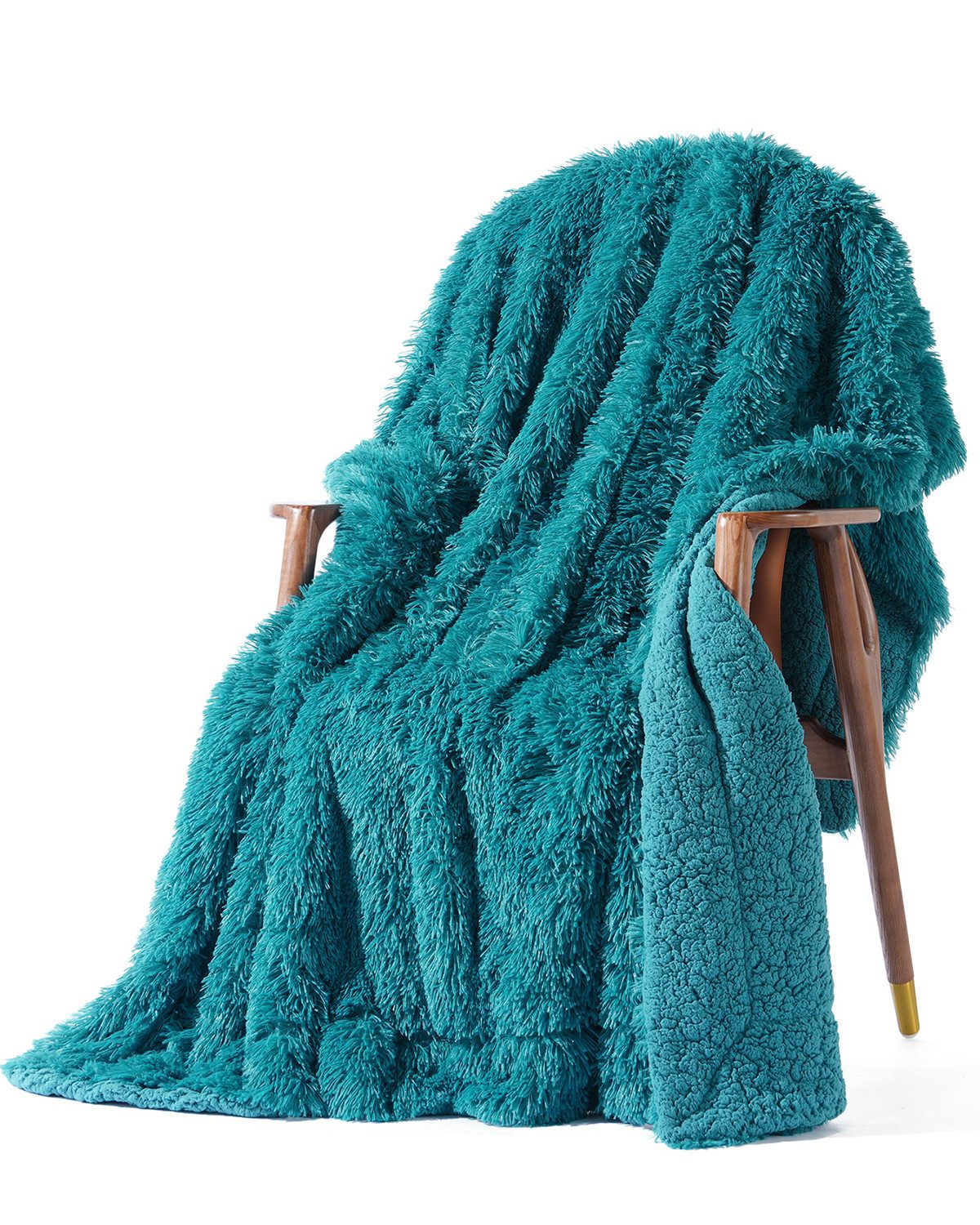 Wohndecke Sherpa-Fleecedecke, Warme Sofadecke, Flauschig, Weich günstig online kaufen