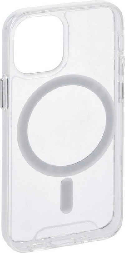 Hama Smartphone-Hülle »Handyhülle iPhone12 mini Stoßschutz Wireless Charging f. Apple MagSafe«