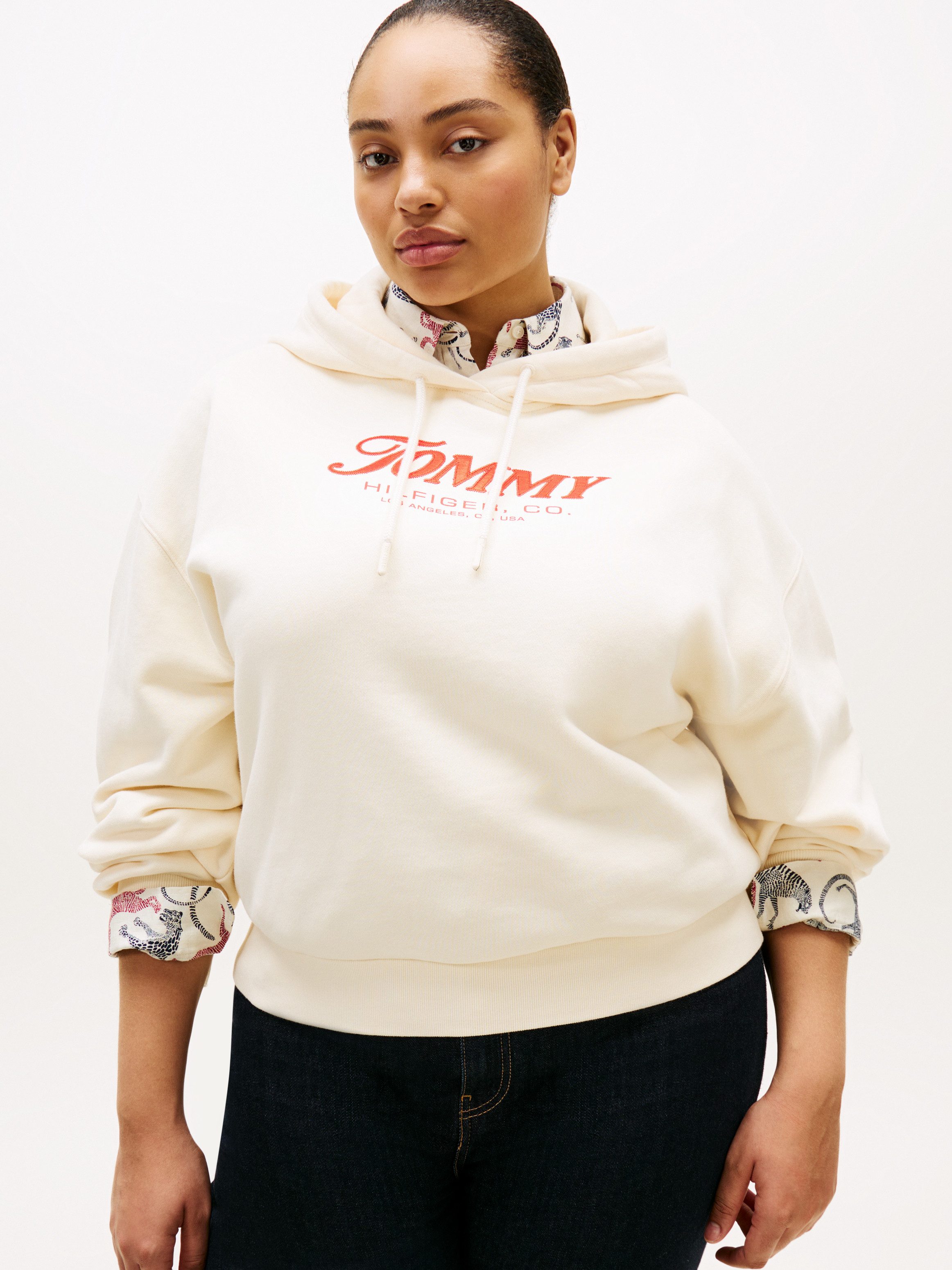 Tommy Hilfiger Curve Hoodie CRV FUN GRAPHIC MDRN HOODIE in großen Größen günstig online kaufen