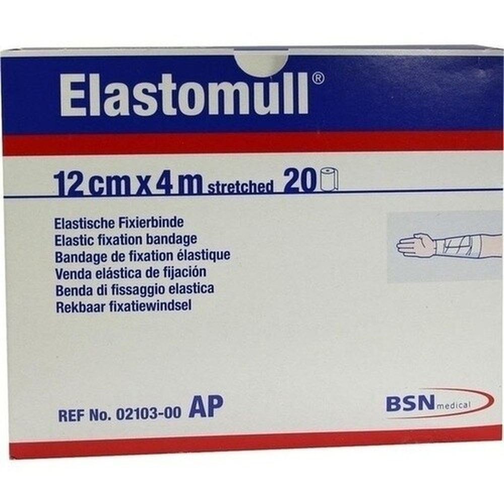 Elastomull Bandage ELASTOMULL 12 cmx4 m elast.Fixierb.2103 20 Stück