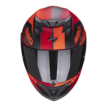 Scorpion Exo Motorradhelm Scorpion Exo-520 Air Cover Schwarz-Rot Matt