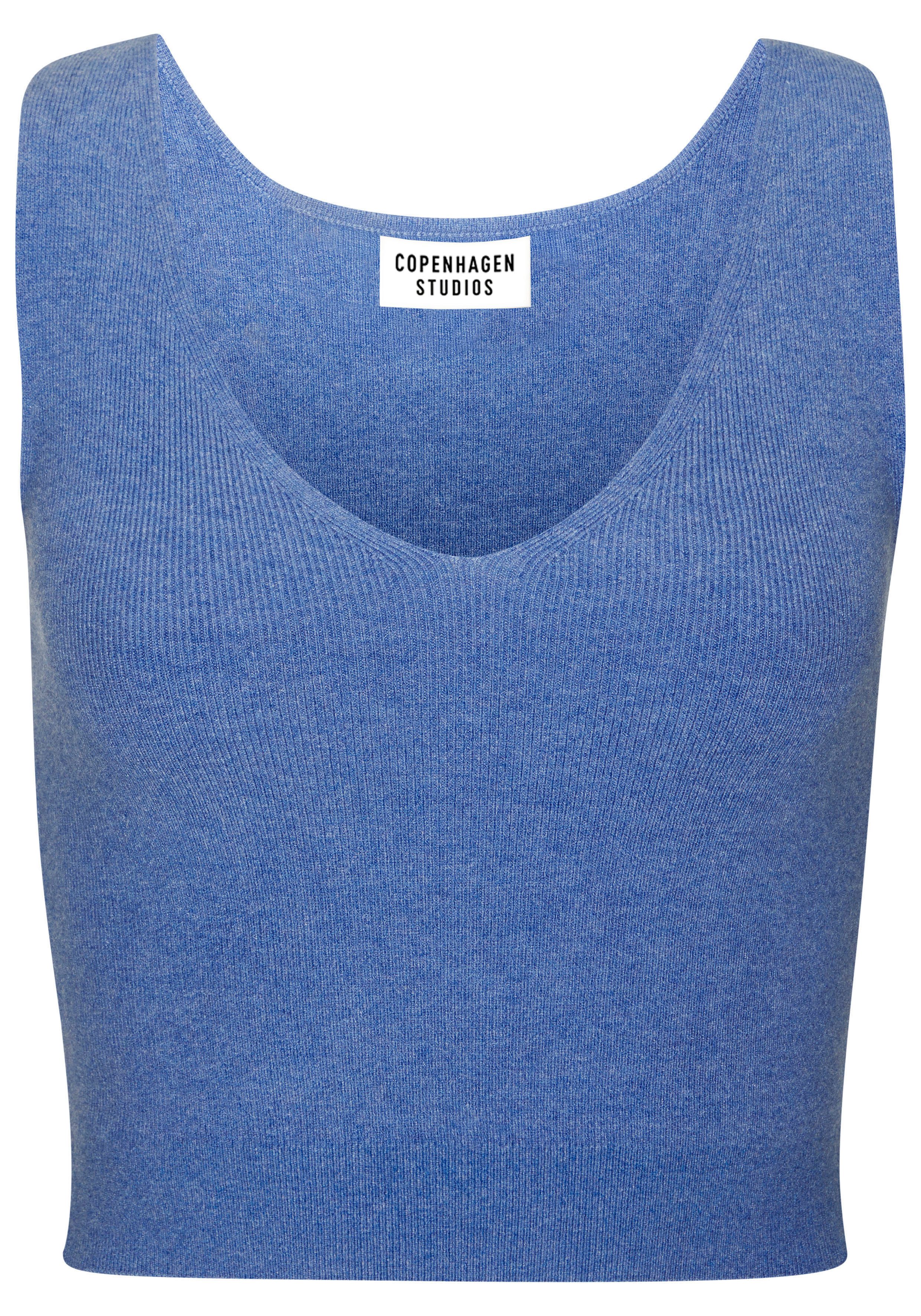 Copenhagen Studios Stricktop aus hochwertigem Rippstrick, Loungewear. € 39,00