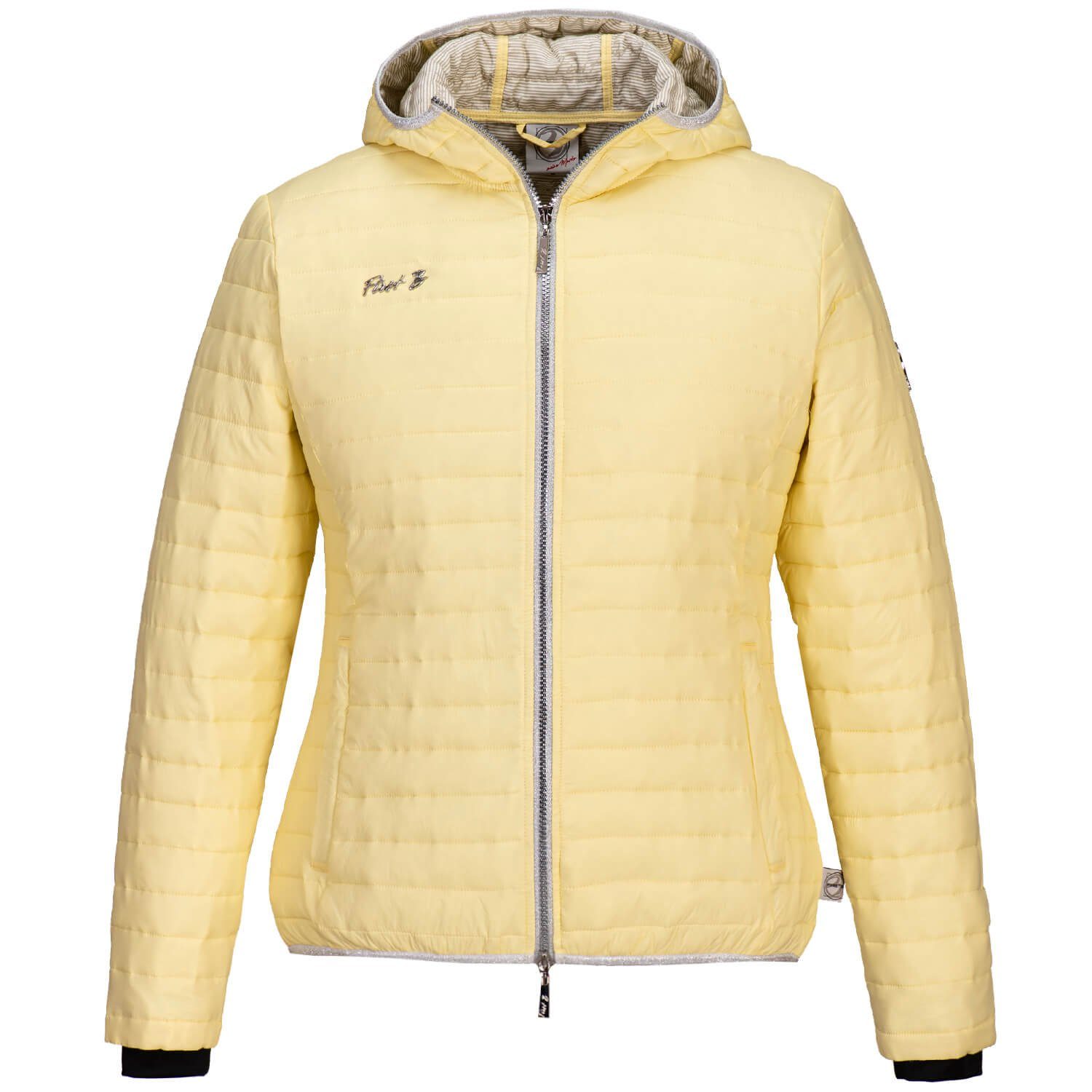 FirstB verschweißte winddicht Steppjacke Damen Nähte, atmungsaktiv, yellow