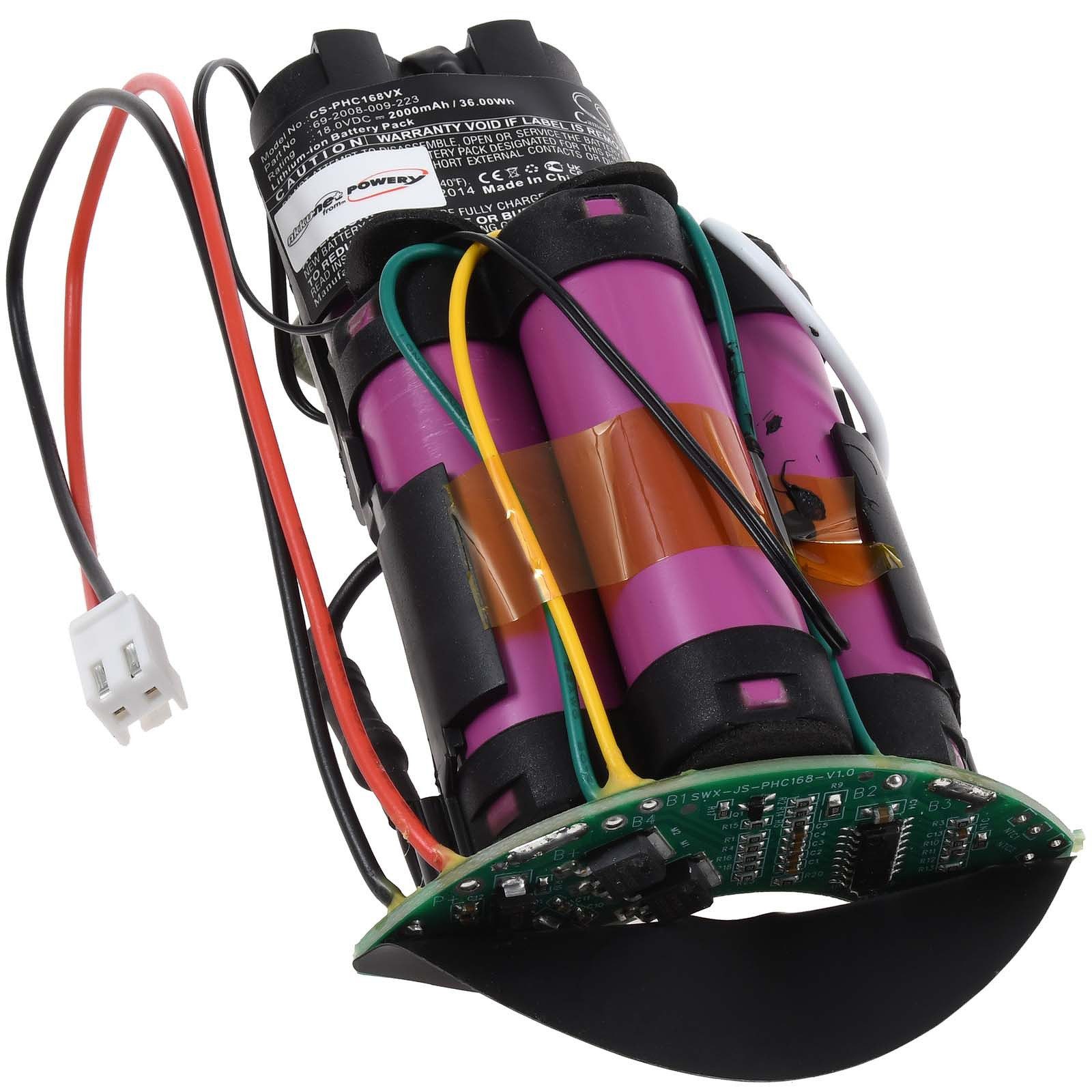 Powery Akku für Philips FC6168/62 Akku 2000 mAh (18 V)