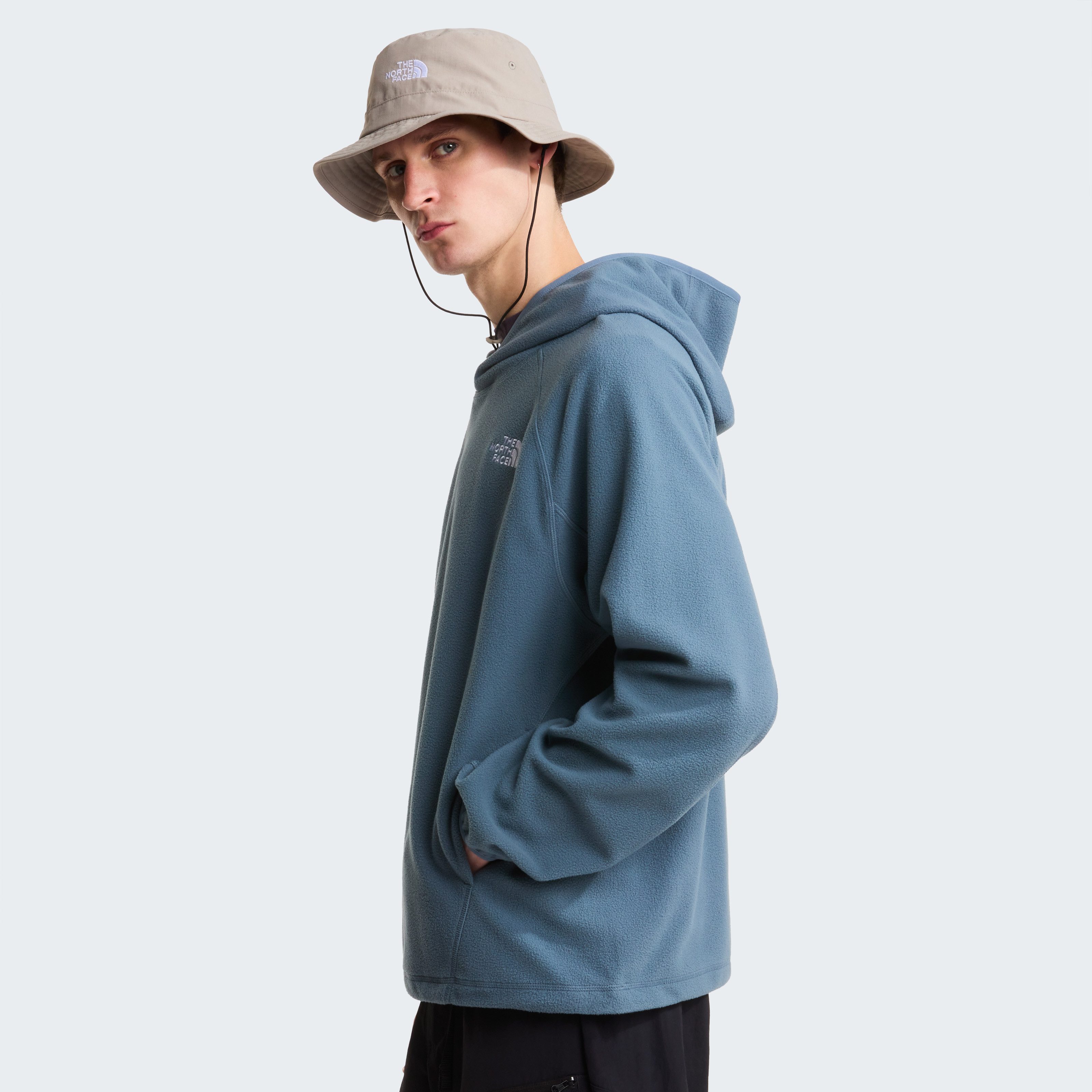 The North Face Fleecepullover M OXARA HOODED FLEECE sportlicher Stil, für Erwachsene, mit Kängurutasche