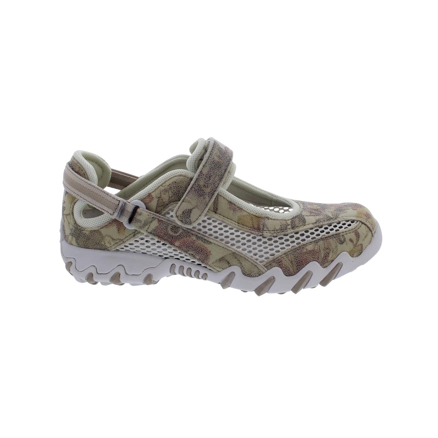 Allrounder Niro Sneaker, Klettverschluss, Lamb (Beige bedruckt), H. Fl Klettschuh