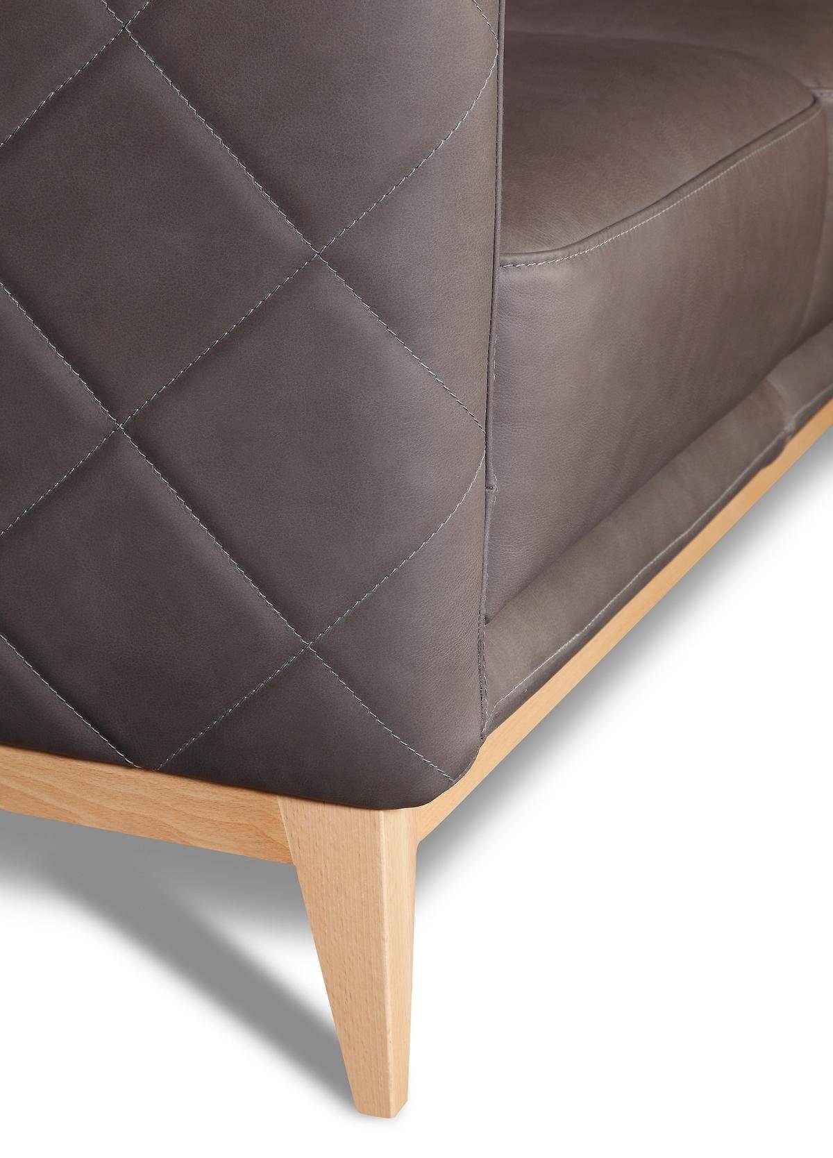 Made Polster in 3-Sitzer JVmoebel Europe Moderne Couch Dreisitzer Design Sofa 3er, Grauer