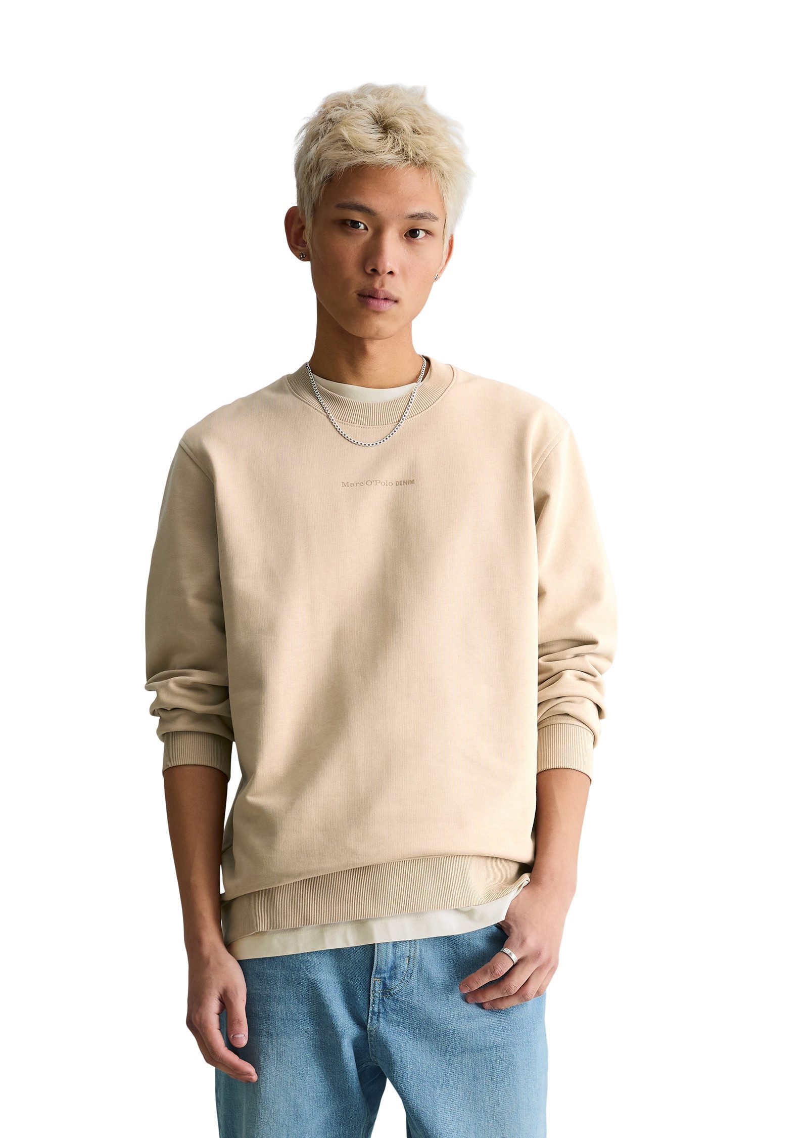 Marc O'Polo DENIM Sweatshirt regular fit aus weichem Bio-Baumwoll-Sweat günstig online kaufen