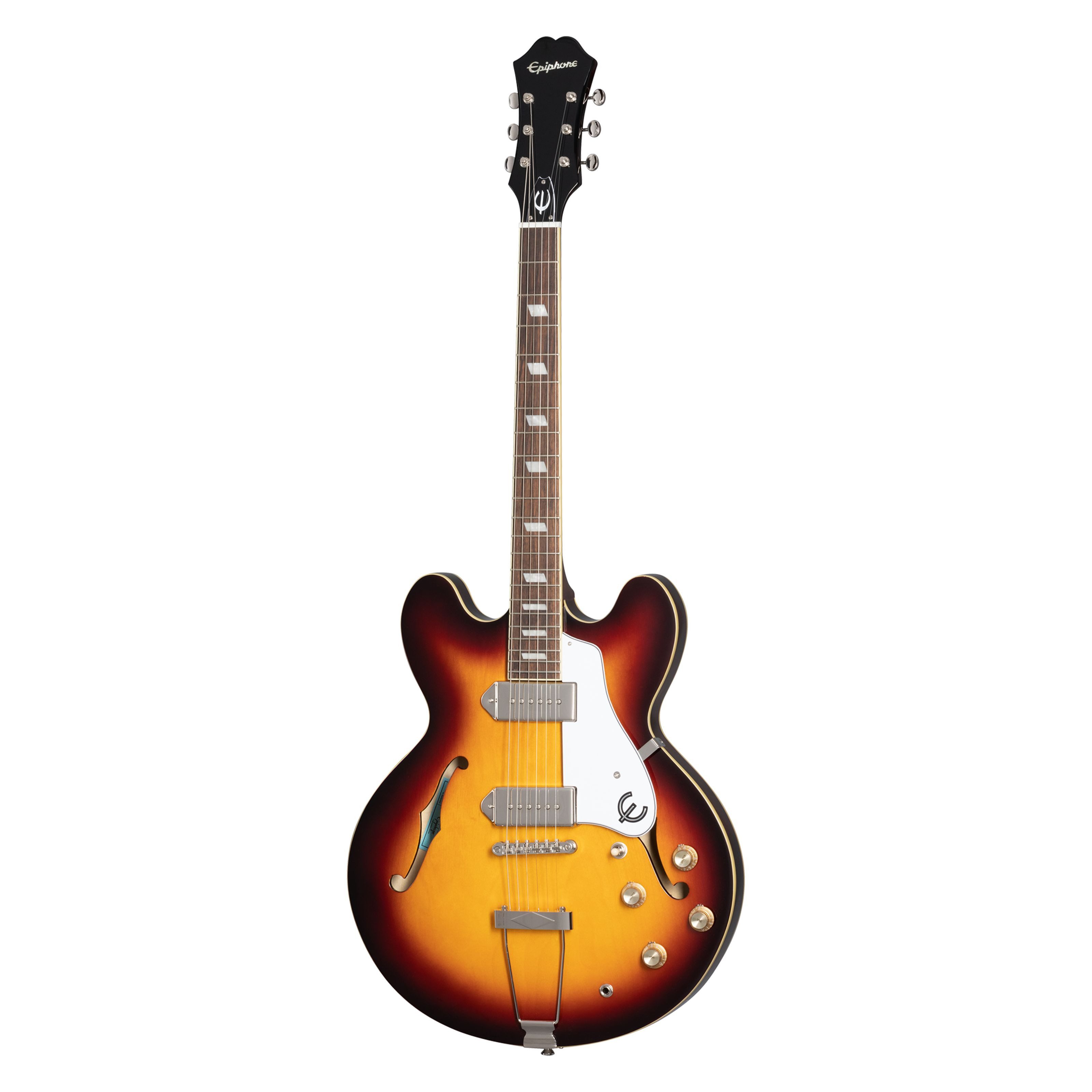 Epiphone Halbakustik-Gitarre, Halb-Akustik Gitarren, Hollow-Body Modelle, Casino Vintage Sunburst - Halbakustik Gitarre