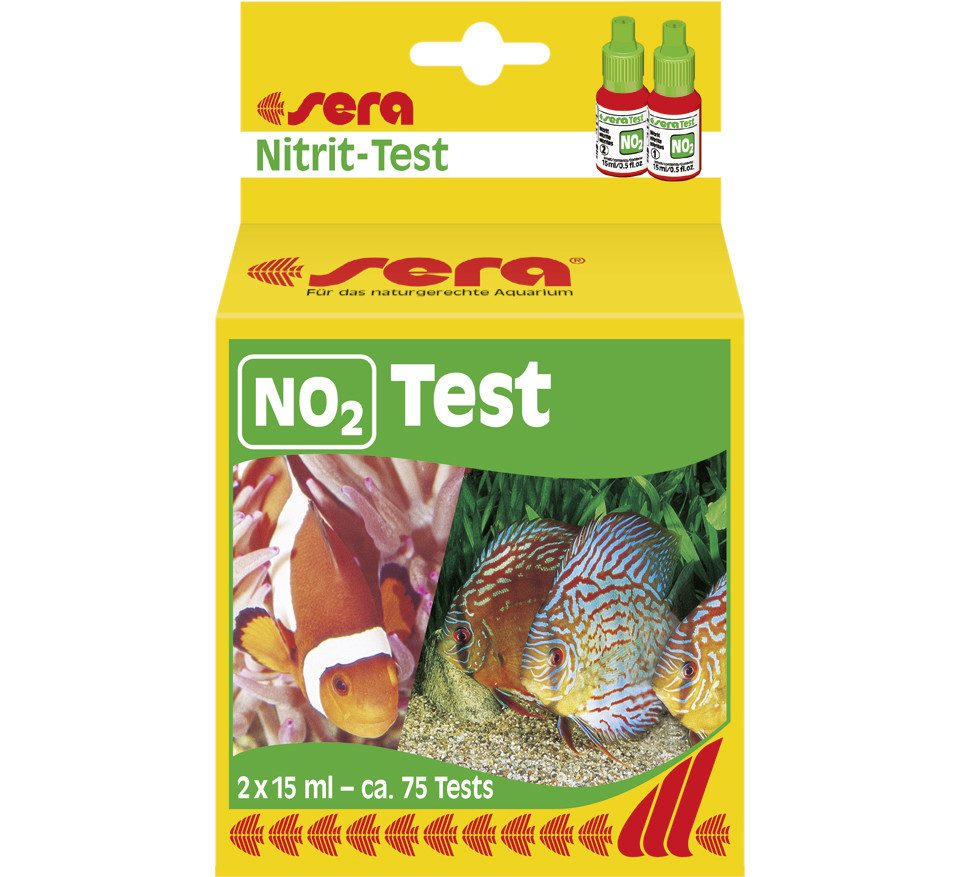 Sera Aquarium-Wassertest Sera Aquariumwassertester Nitrit NO2 Test 15 ml
