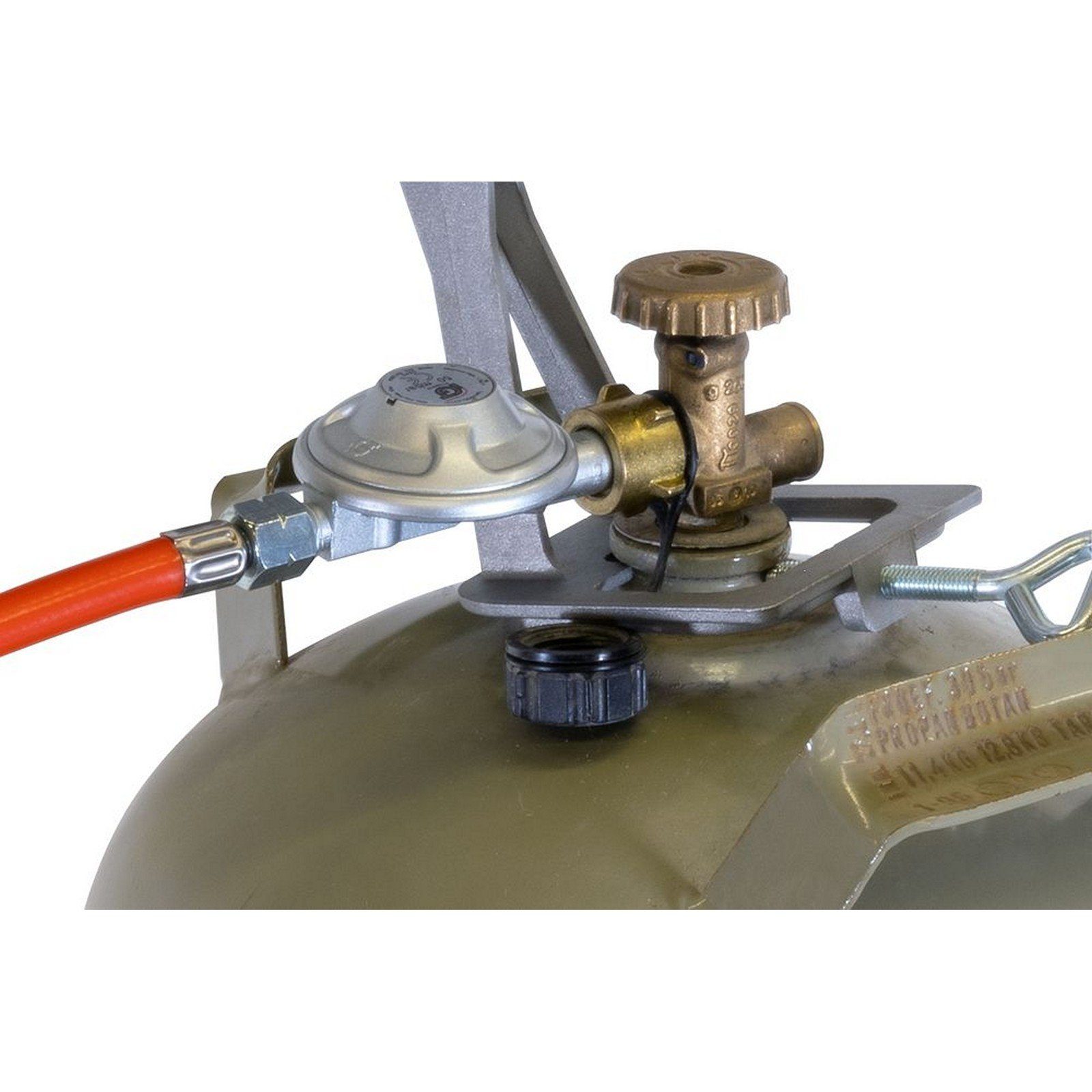 Güde Heizstrahler Gasheizstrahler Terassenheizer GHS 4200 Piezo, Reflektor, Flaschenhalterung, Gasanschluss mit Regler