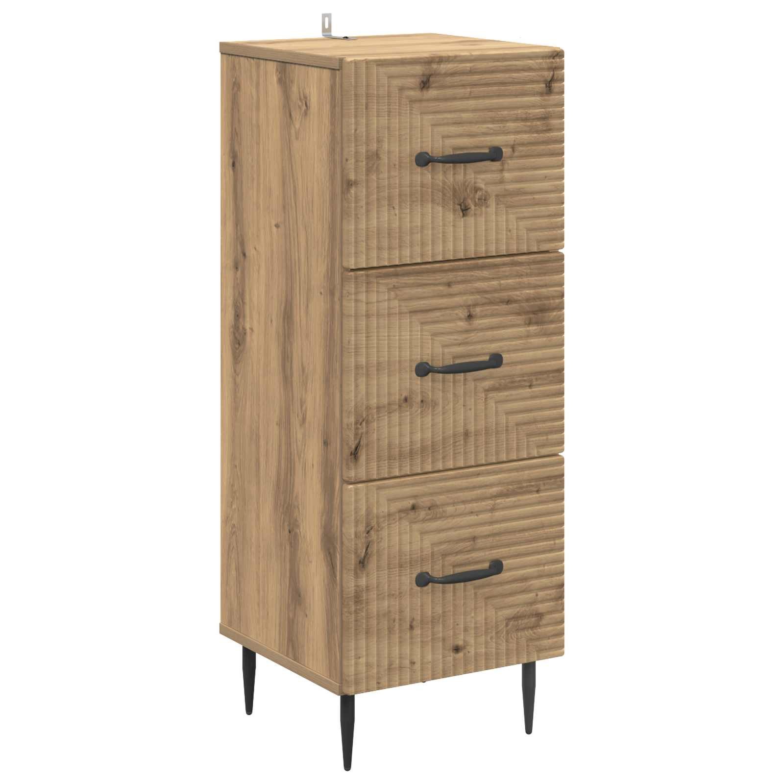 vidaXL Schranksystem Schubladenschrank 33 x 34,5 x 89,5 cm Holzwerkstoff (1-St)