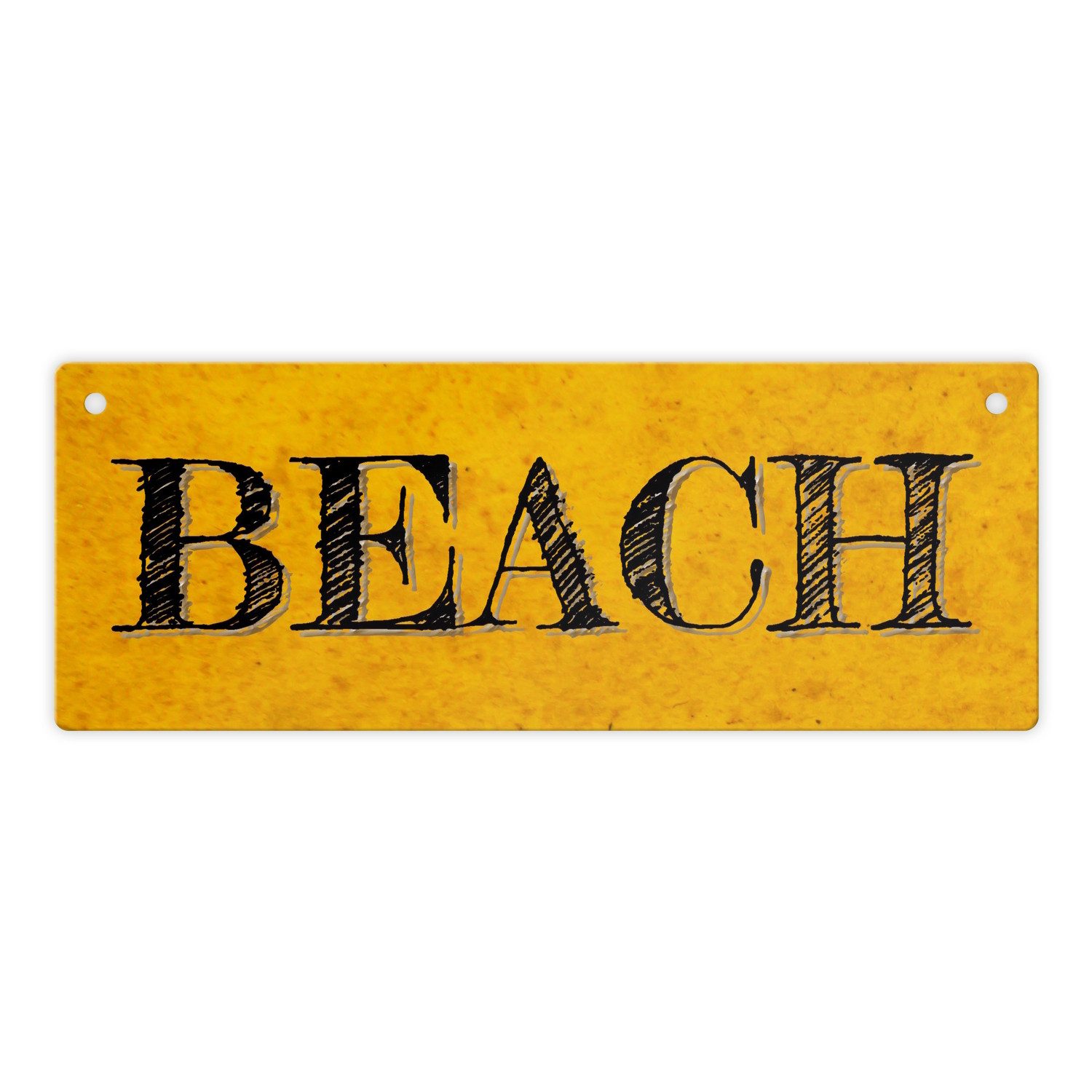 Metallschild Beach - Metallschild