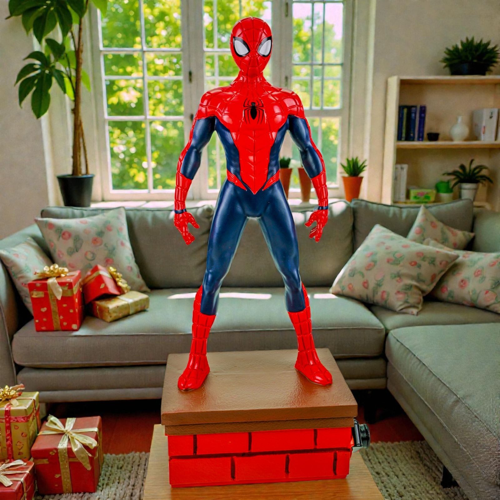 Disney Gartenfigur Spider-Man 41 cm Dekofigur Polyresin Figur für In- und Outdoorbereich