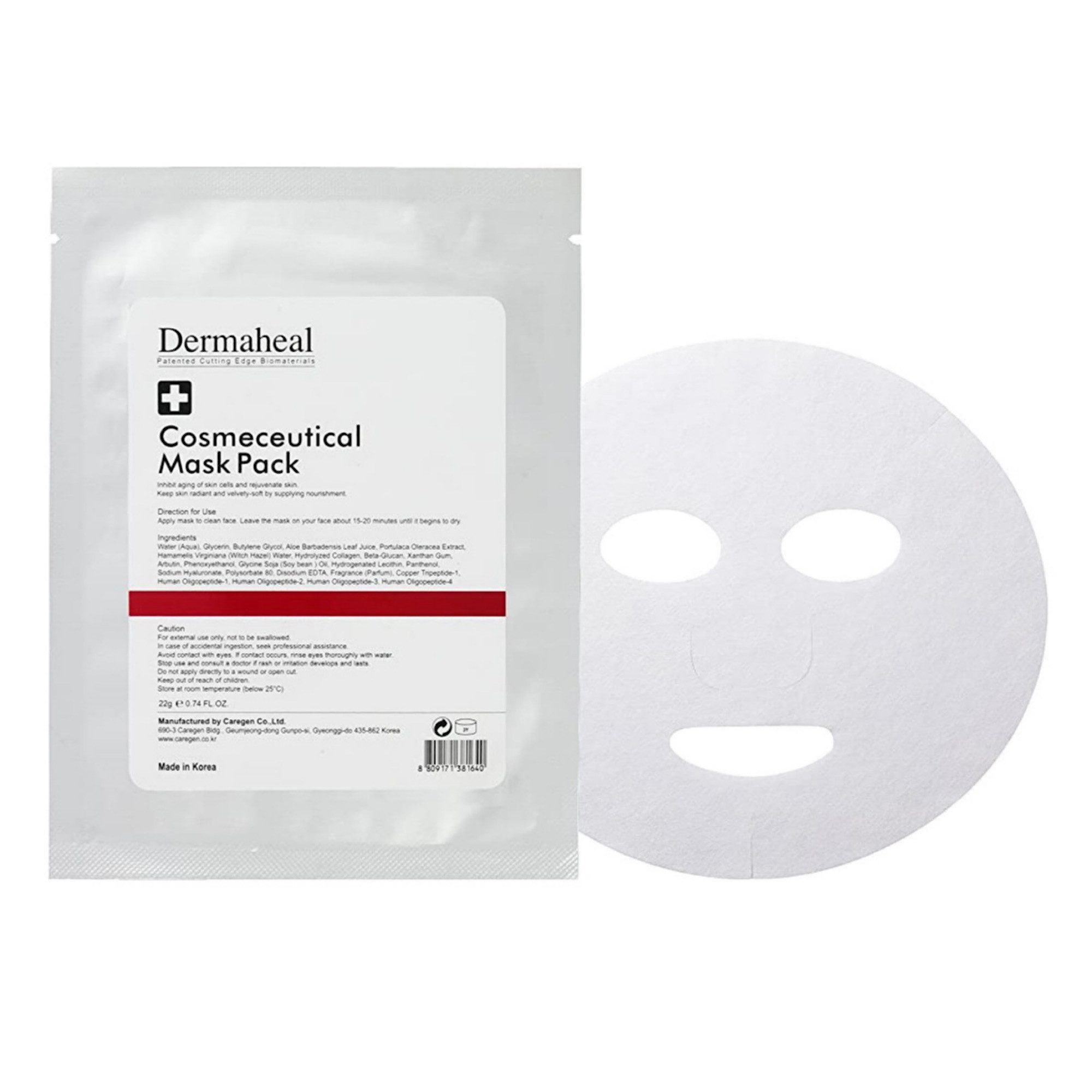 DermaHeal Gesichtsmaske DermaHeal Cosmeceutical Mask, 1-tlg.