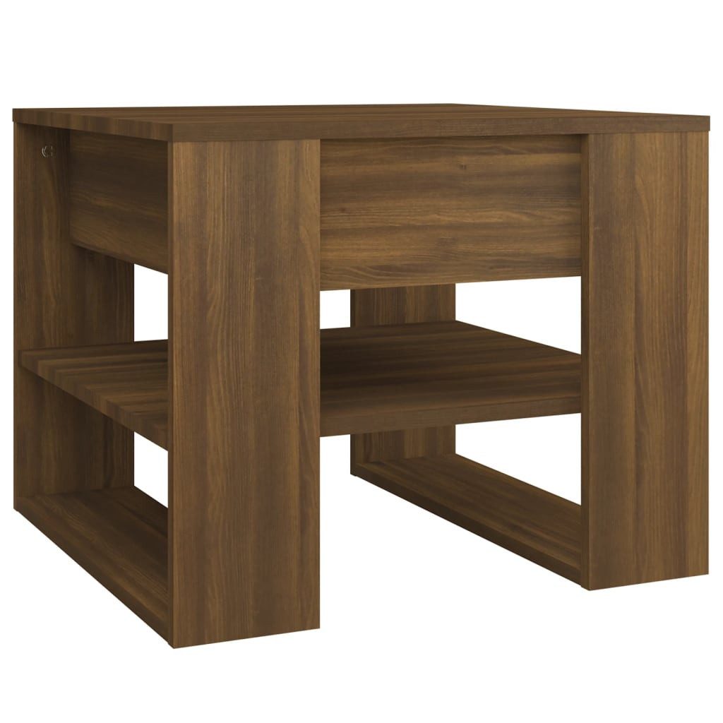 vidaXL Couchtisch Couchtisch Braun Eichen-Optik 55,5x55x45 günstig online kaufen