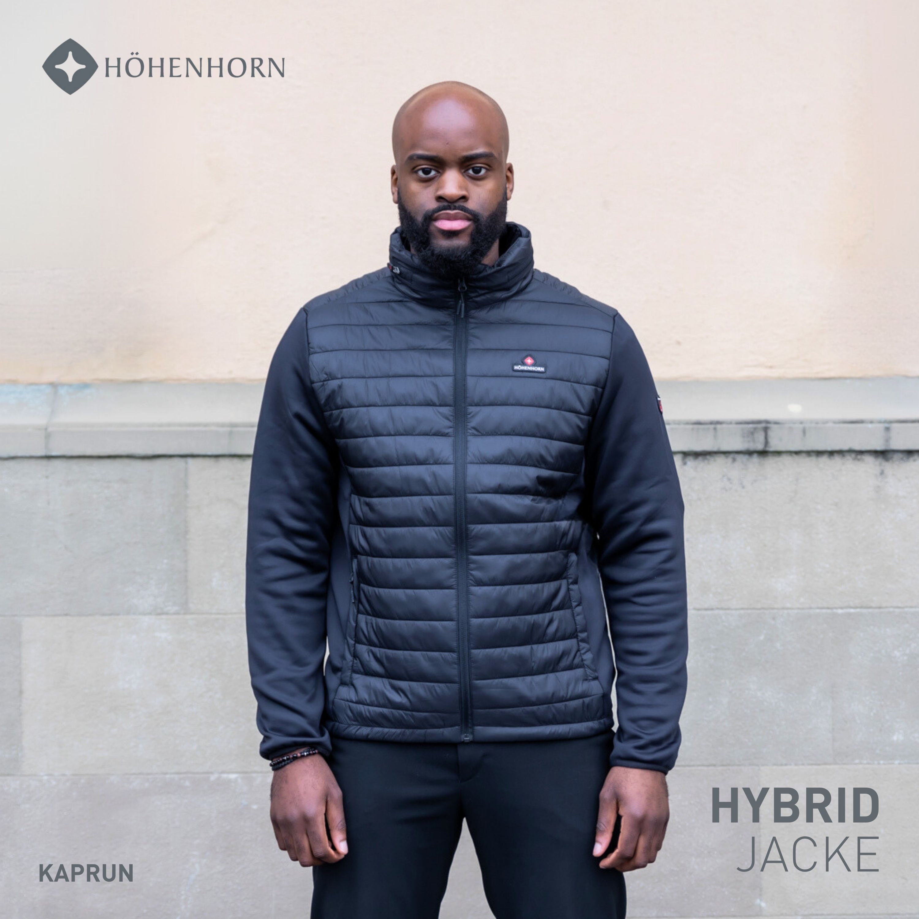 Höhenhorn Hybridjacke Kaprun Herren Jacke für Männer Steppjacke Softshell Sportjacke Steppjacken Softshelljacken Kombination