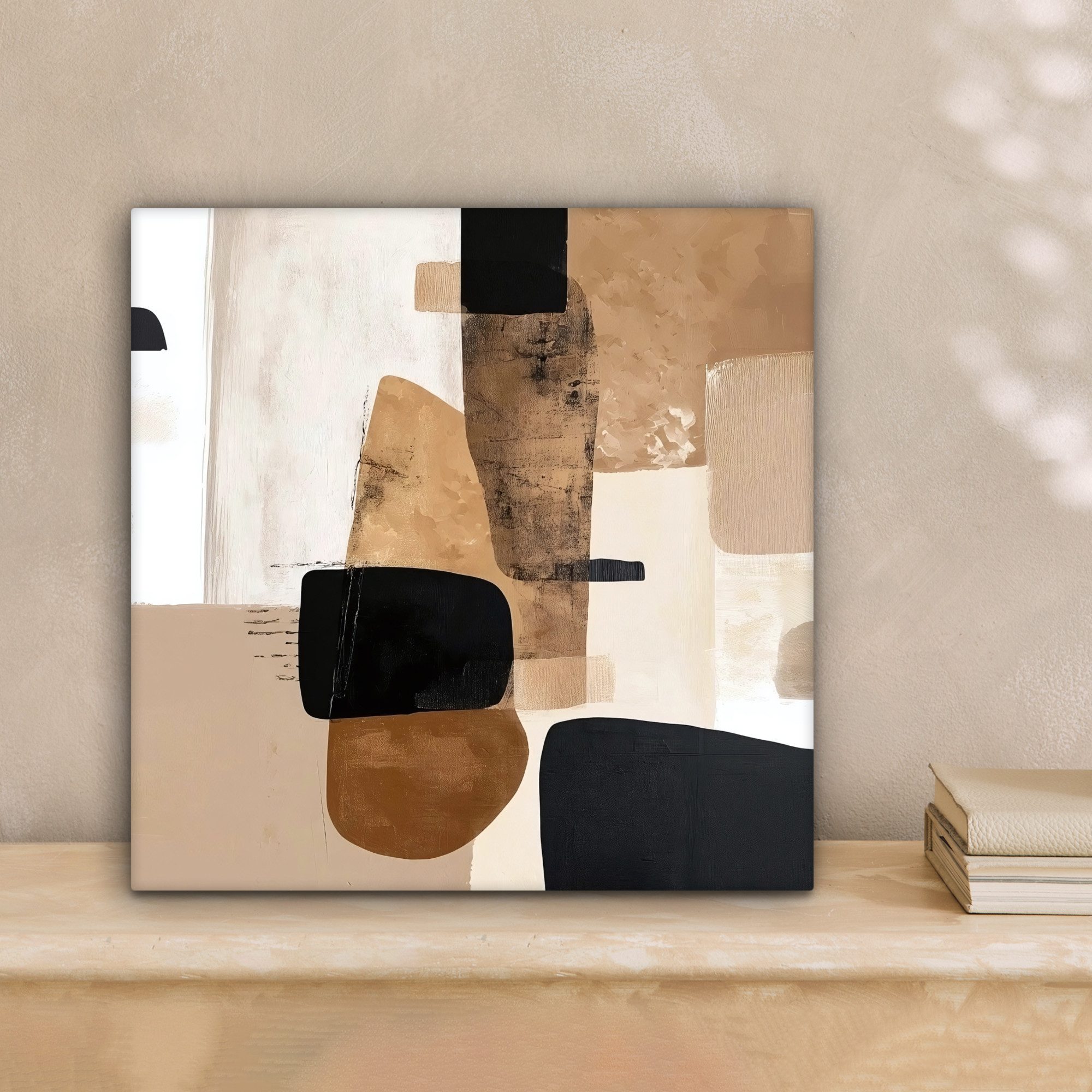 OneMillionCanvasses® Leinwandbild Flugzeuge - Abstrakt - Schwarz - Streifen günstig online kaufen