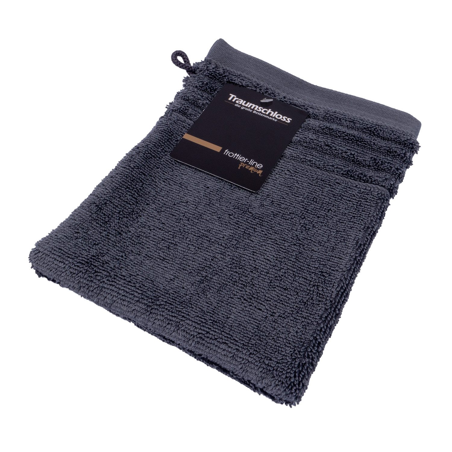 Traumschloss Waschlappen Premium-Line, (1-St), 100% ägäische Baumwolle mit 600g/m²