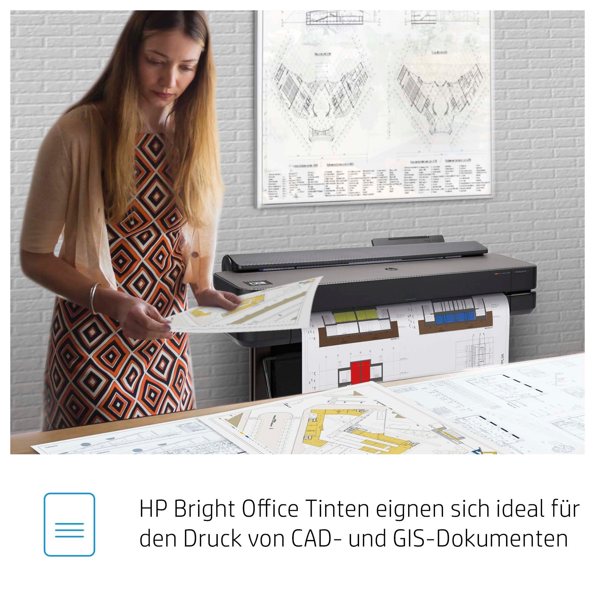 HP HP 728 Mattschwarz DesignJet-Tintenpatrone, 130 ml Tintenpatrone