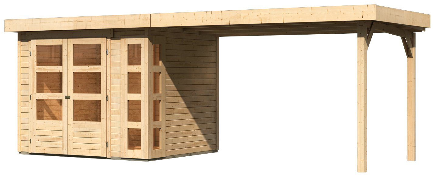 Karibu Gartenhaus Nordsee 3, BxT: 529x238 cm, (Set)
