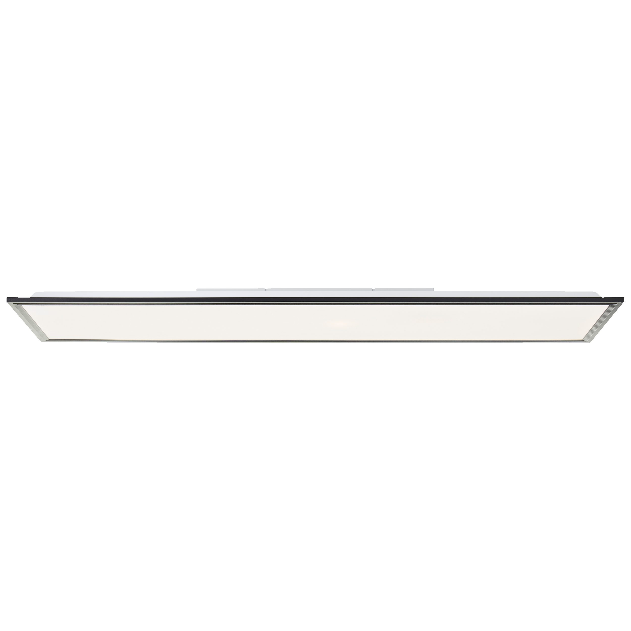 Lightbox LED Panel, LED fest integriert, Neutralweiß, LED Deckenaufbau-Paneel, 100 x 25cm, 2700lm, 4000K, Aluminium, schwarz