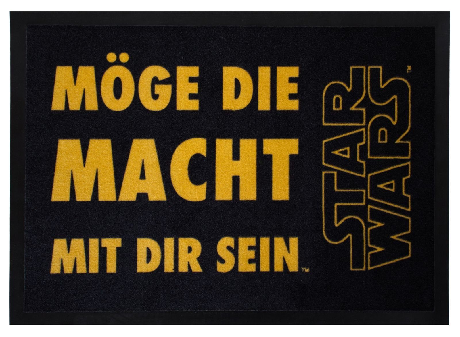 Teppich Star Wars SWD-6 MÖGE DIE MACHT MIT DIR Sein, Star Wars, Rechteckig, Höhe: 30 mm