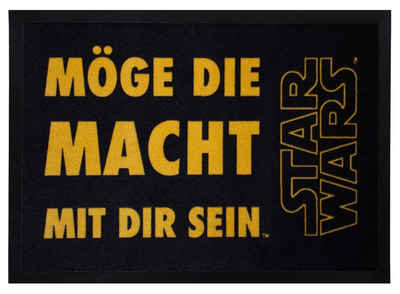 Teppich »Star Wars SWD-6 MÖGE DIE MACHT MIT DIR Sein«, Star Wars, Rechteckig, Höhe 30 mm