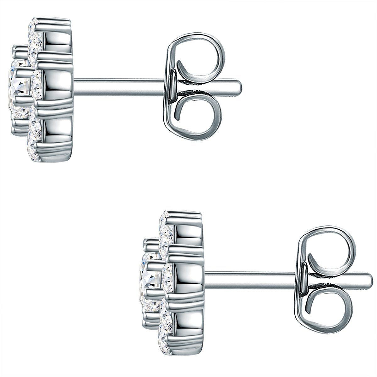 Rafaela Donata Paar Ohrhänger silber, verziert mit Kristallen von Swarovski günstig online kaufen