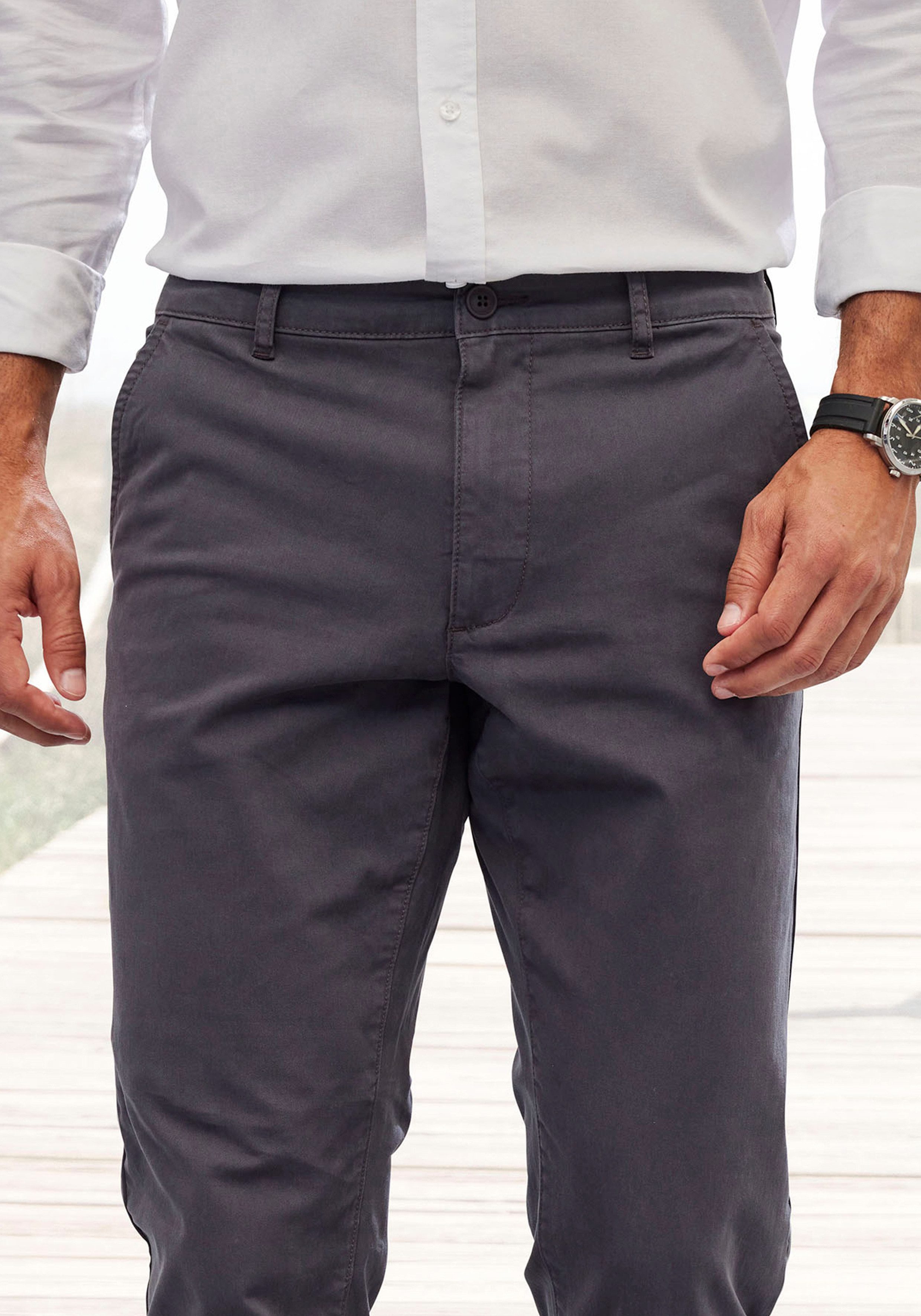 H.I.S Chinohose - lange Hose in Regular-fit aus elastischer Baumwoll-Qualität, in 2 Längen: 32 & 34 – Bild 5 von 5