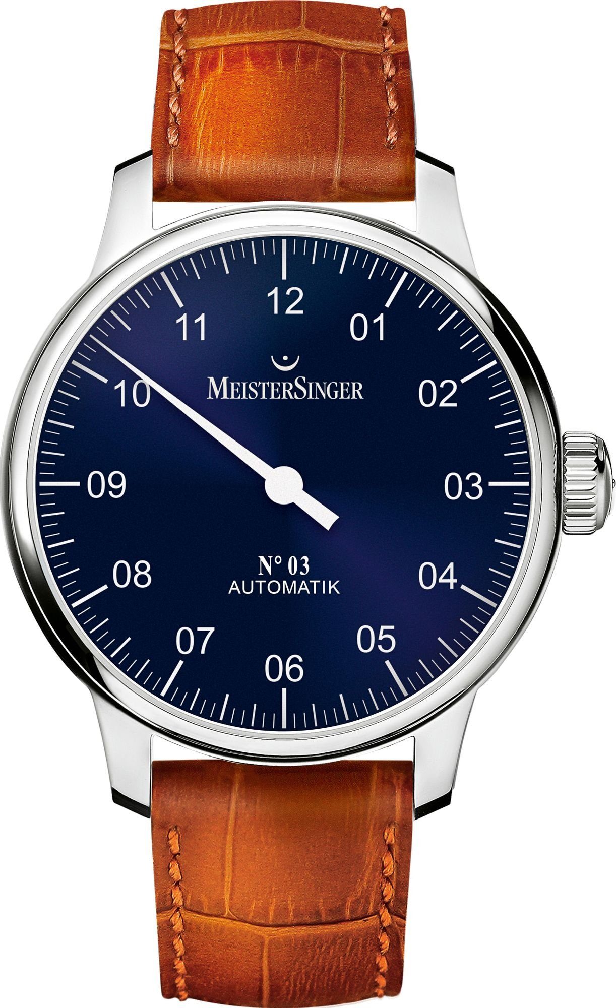 Meistersinger Automatikuhr No 03 Einzeiger Automatikuhr, Zeitloses Design